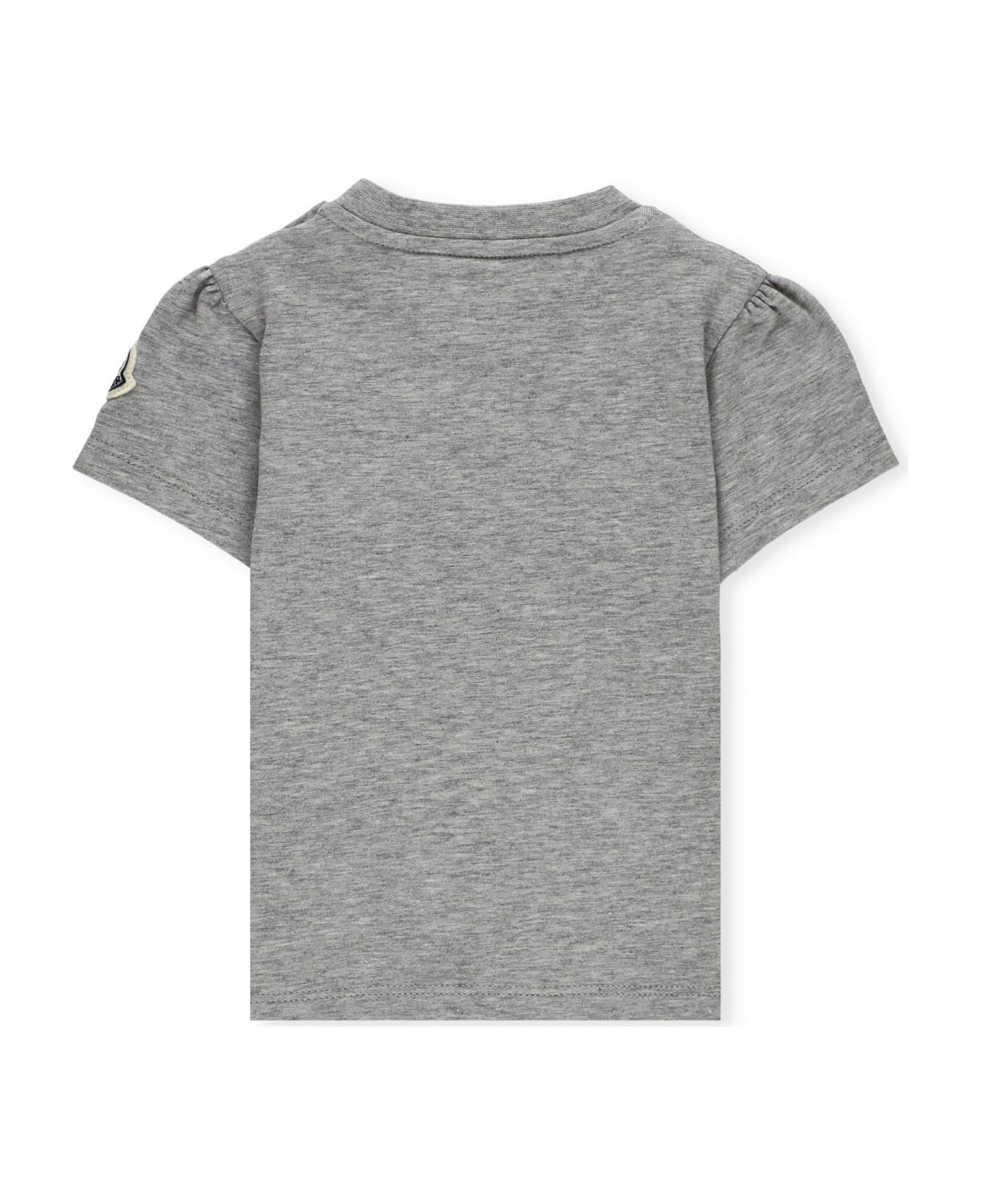 Moncler Cotton T-shirt - Grey Tシャツ＆ポロシャツ