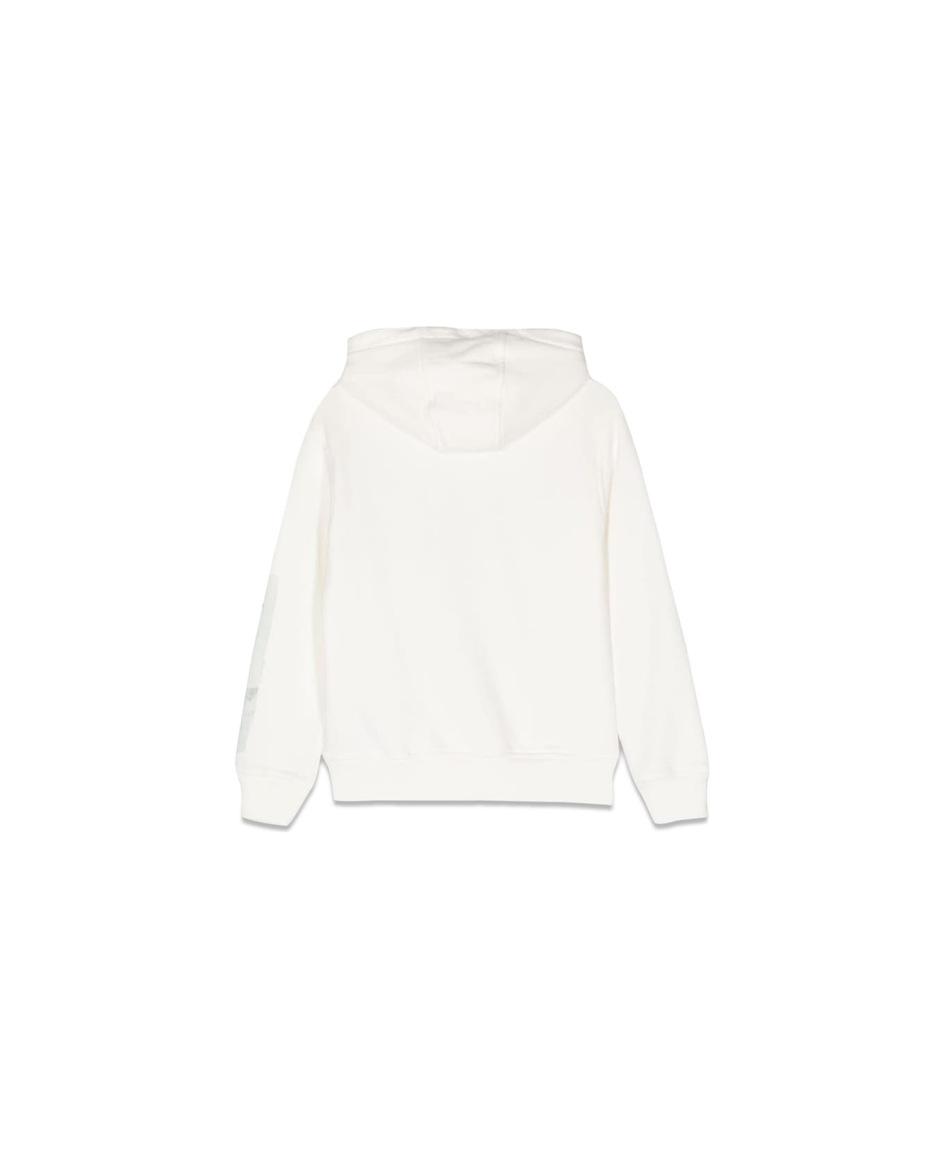 C.P. Company Graphic Logo Hoodie - WHITE