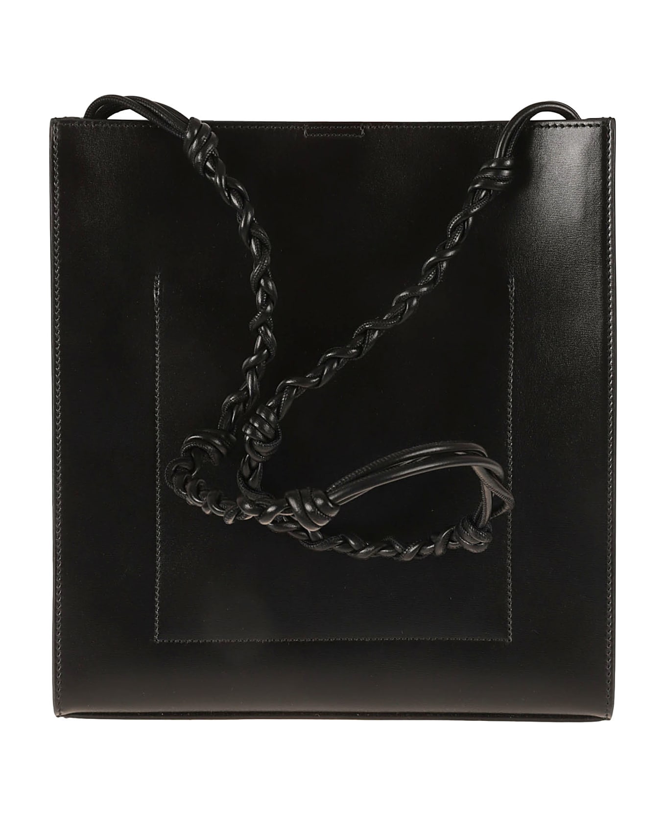 Jil Sander Tangle Medium Shoulder Bag - Black