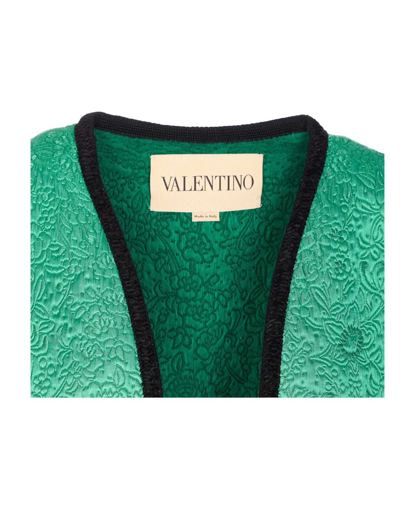 Valentino Garavani Pattern Floral Apres L
hiver Jacket - Green