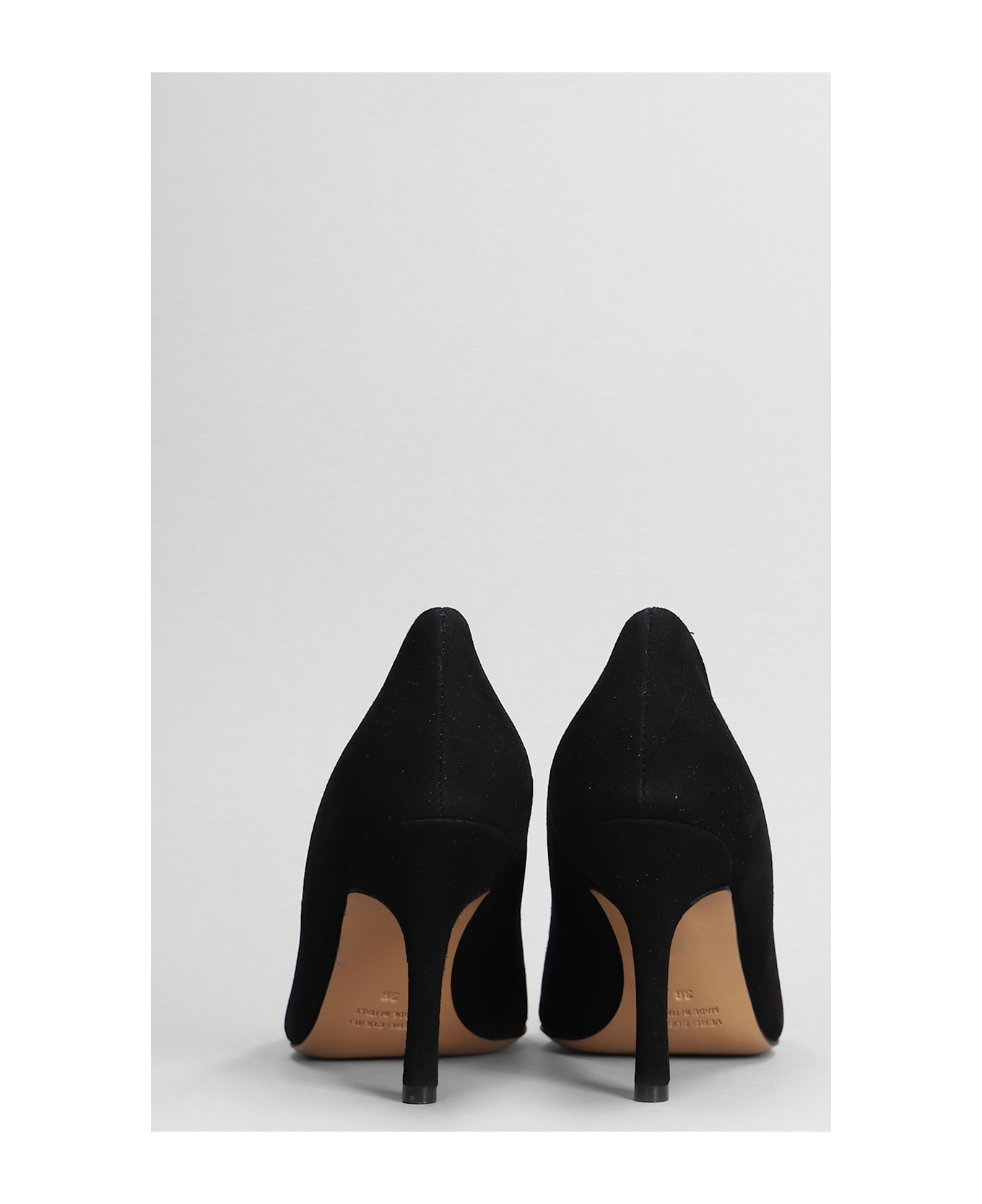 The Seller Pumps In Black Suede - black