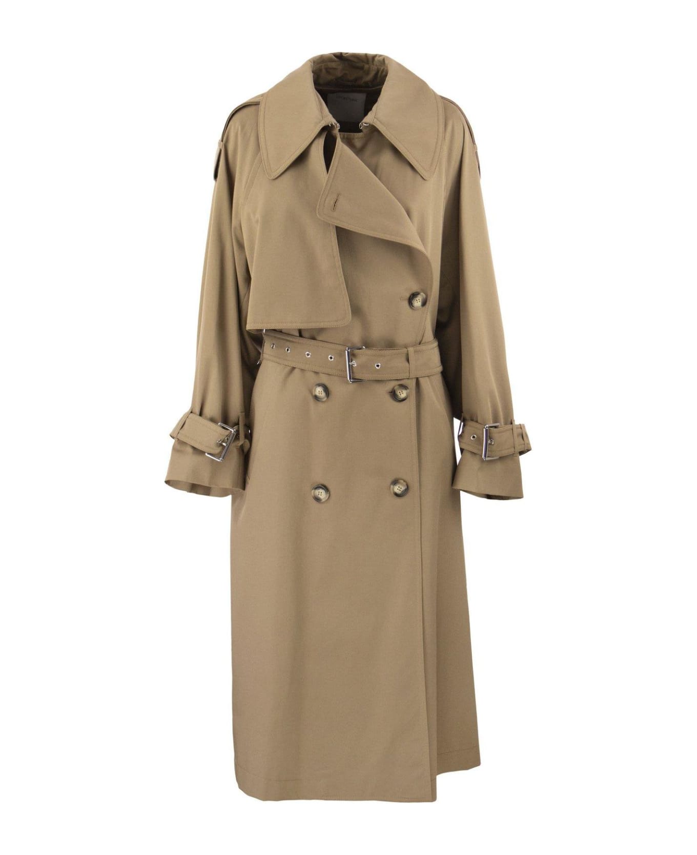 SportMax Double-breasted Belted Coat - 001