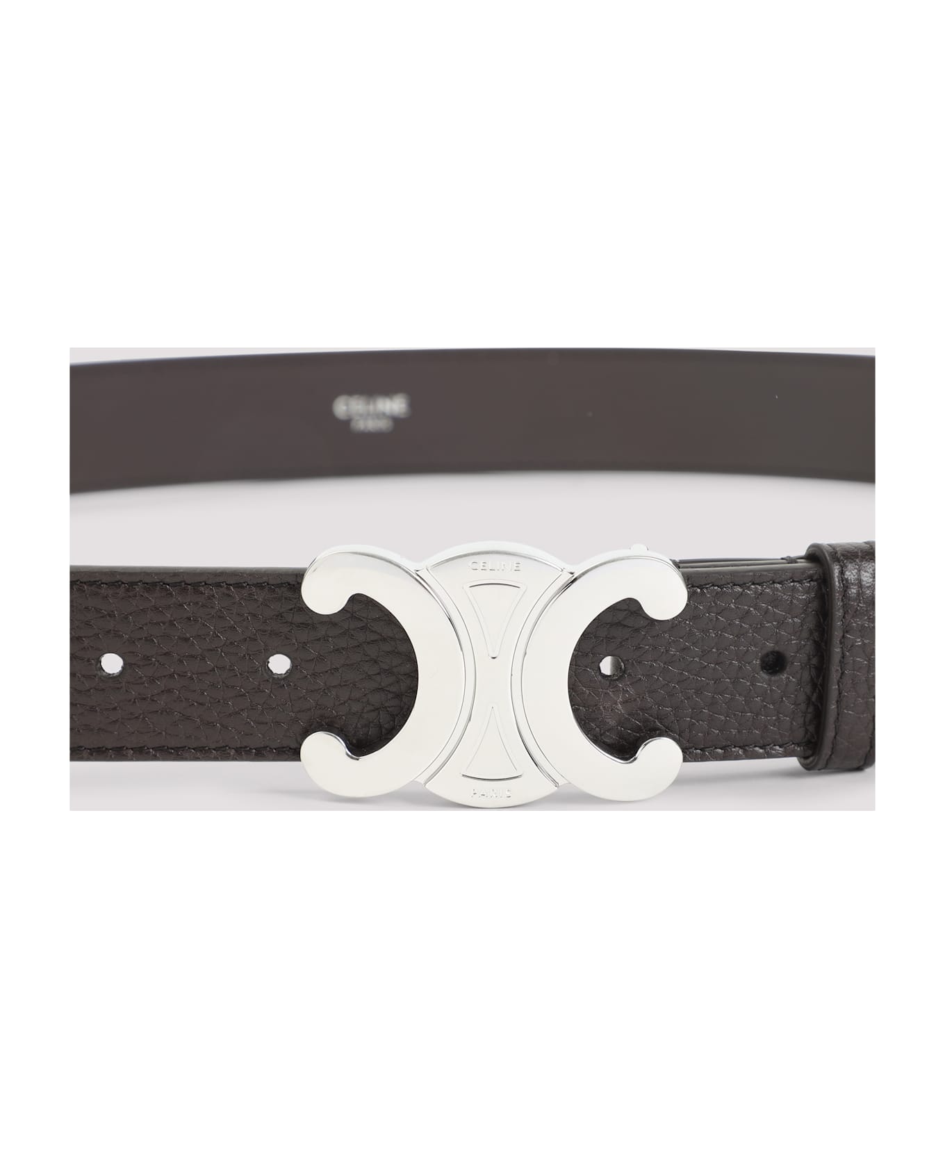 Celine Large 30 Mm Belt - Es Espresso