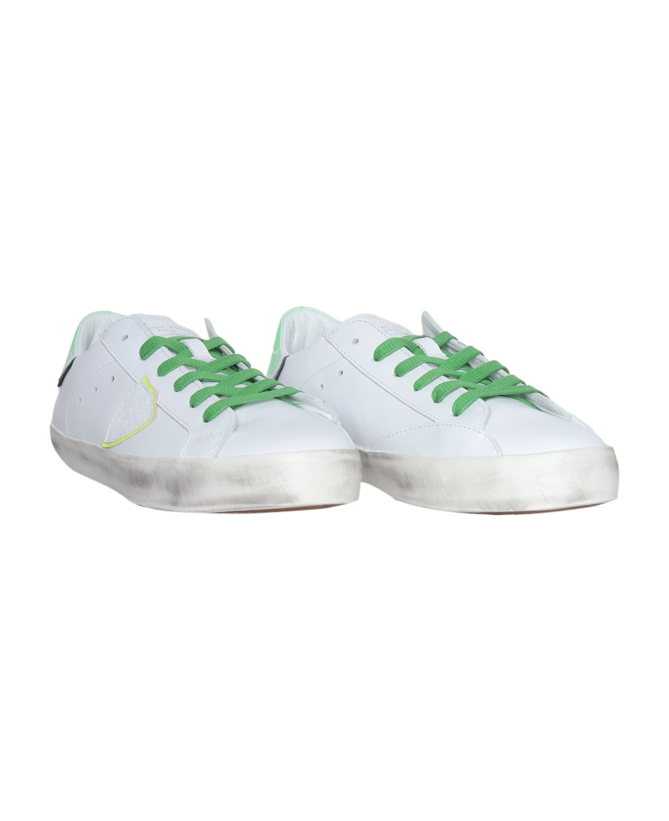 Philippe Model Prsx Decoloree Sneakers - WHITE