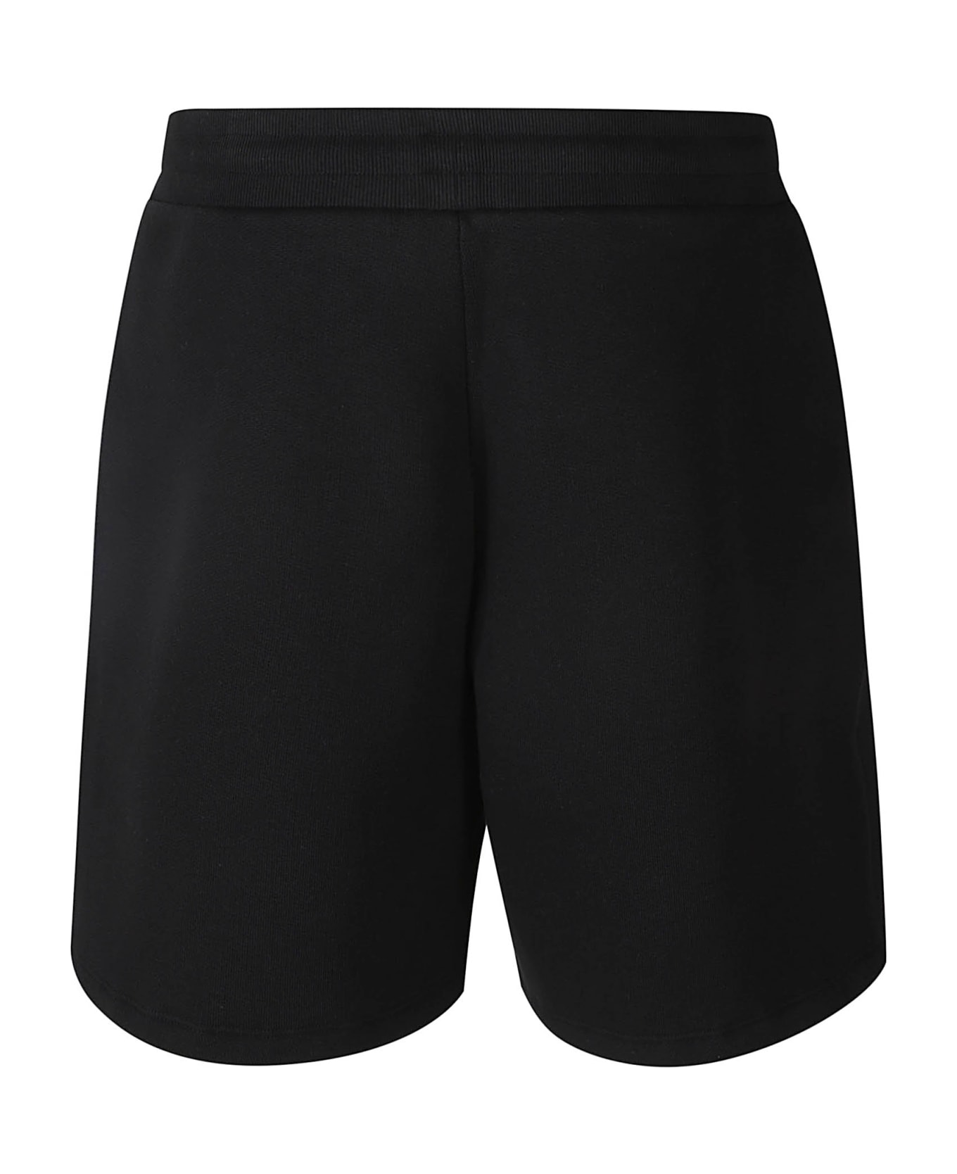 Ami Alexandre Mattiussi Elastic Drawstring Waist Knit Shorts - Black ショートパンツ