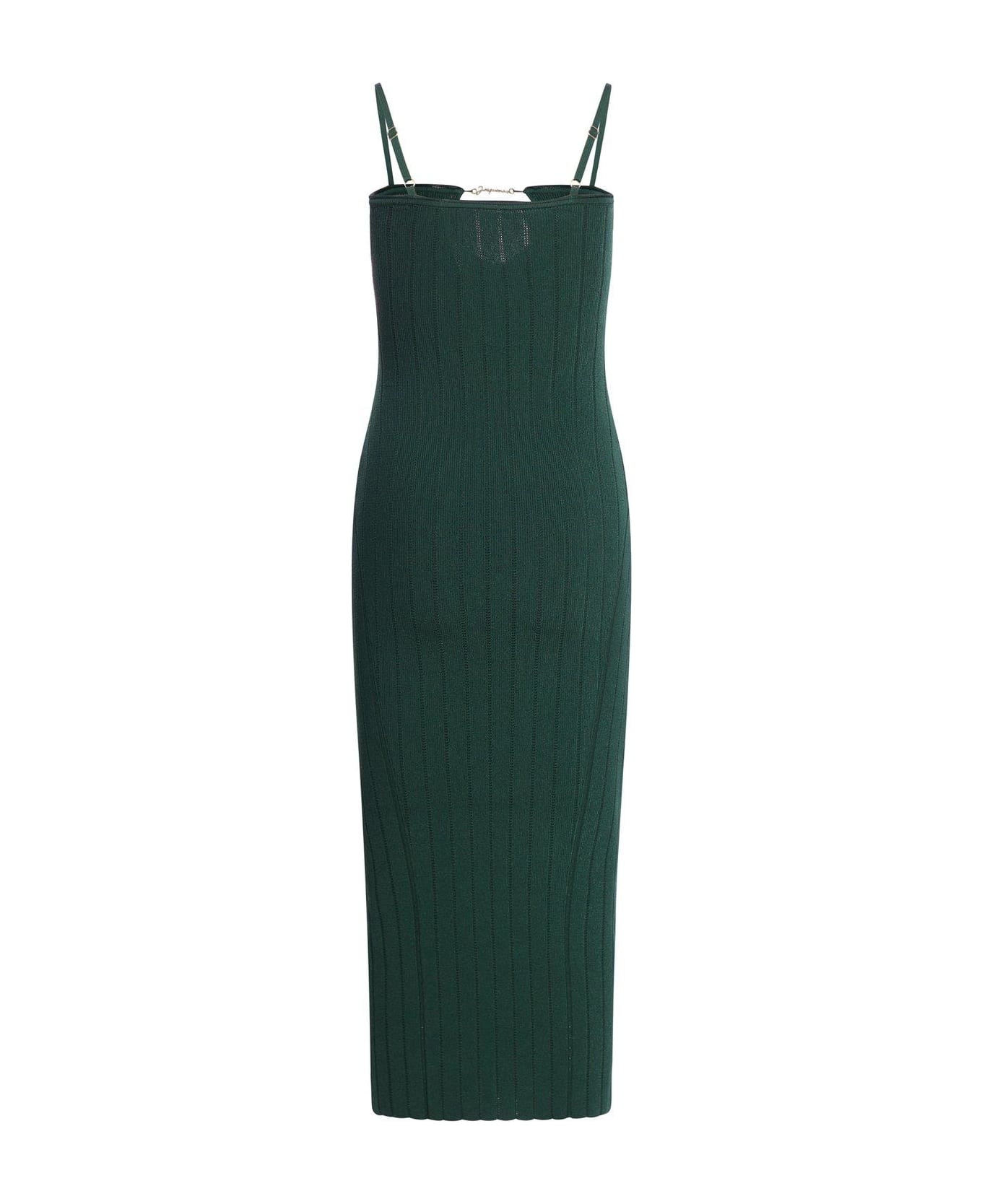 Jacquemus Sierra Bretelles Dress - Dark Green ワンピース＆ドレス