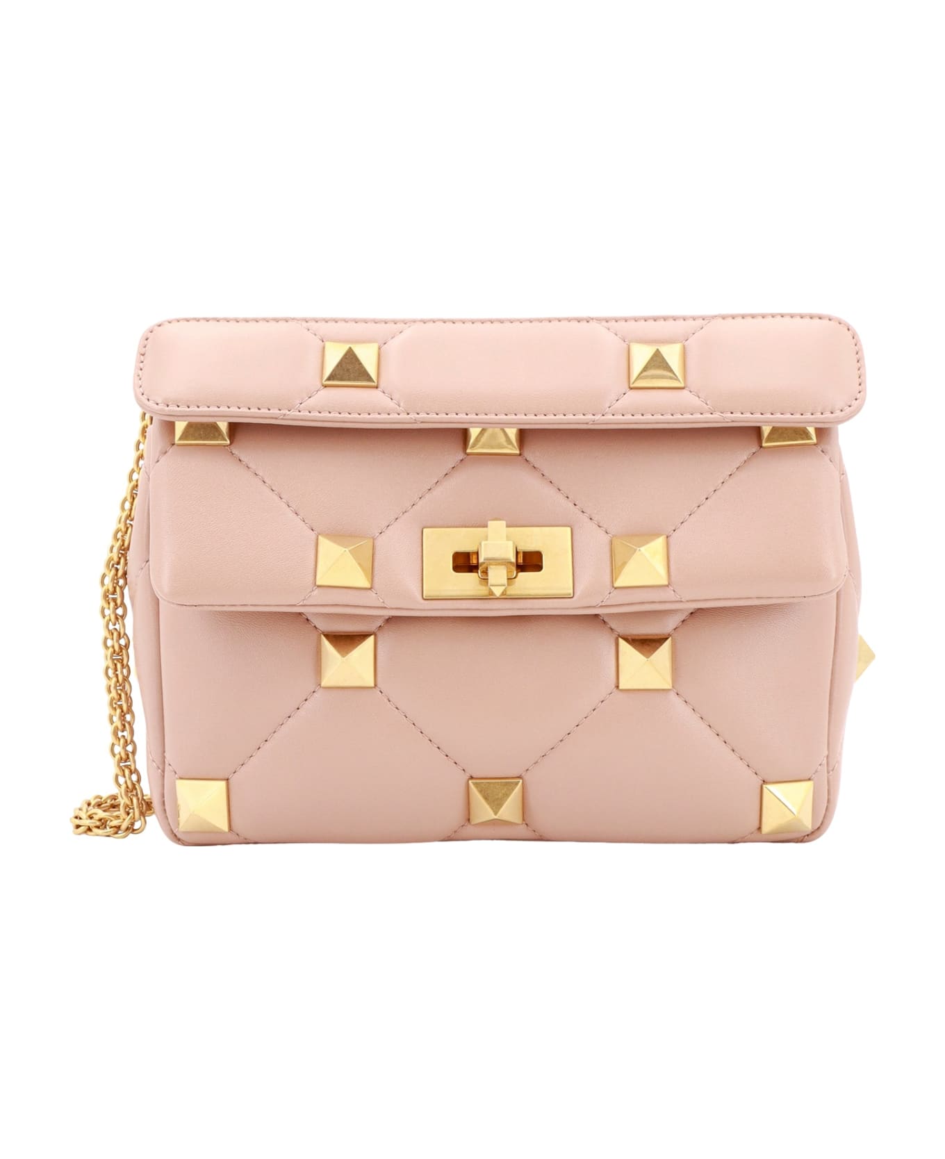 Valentino Garavani Roman Stud Shoulder Bag - Pink