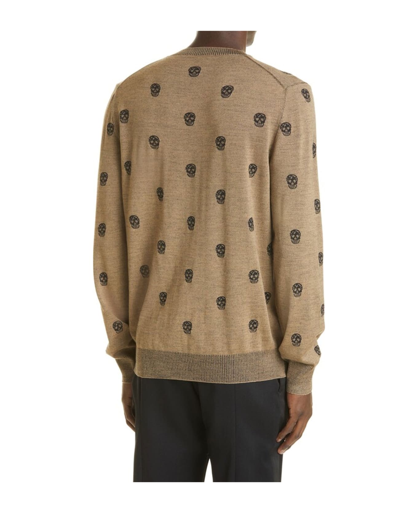 Alexander McQueen Skull Sweater - Beige