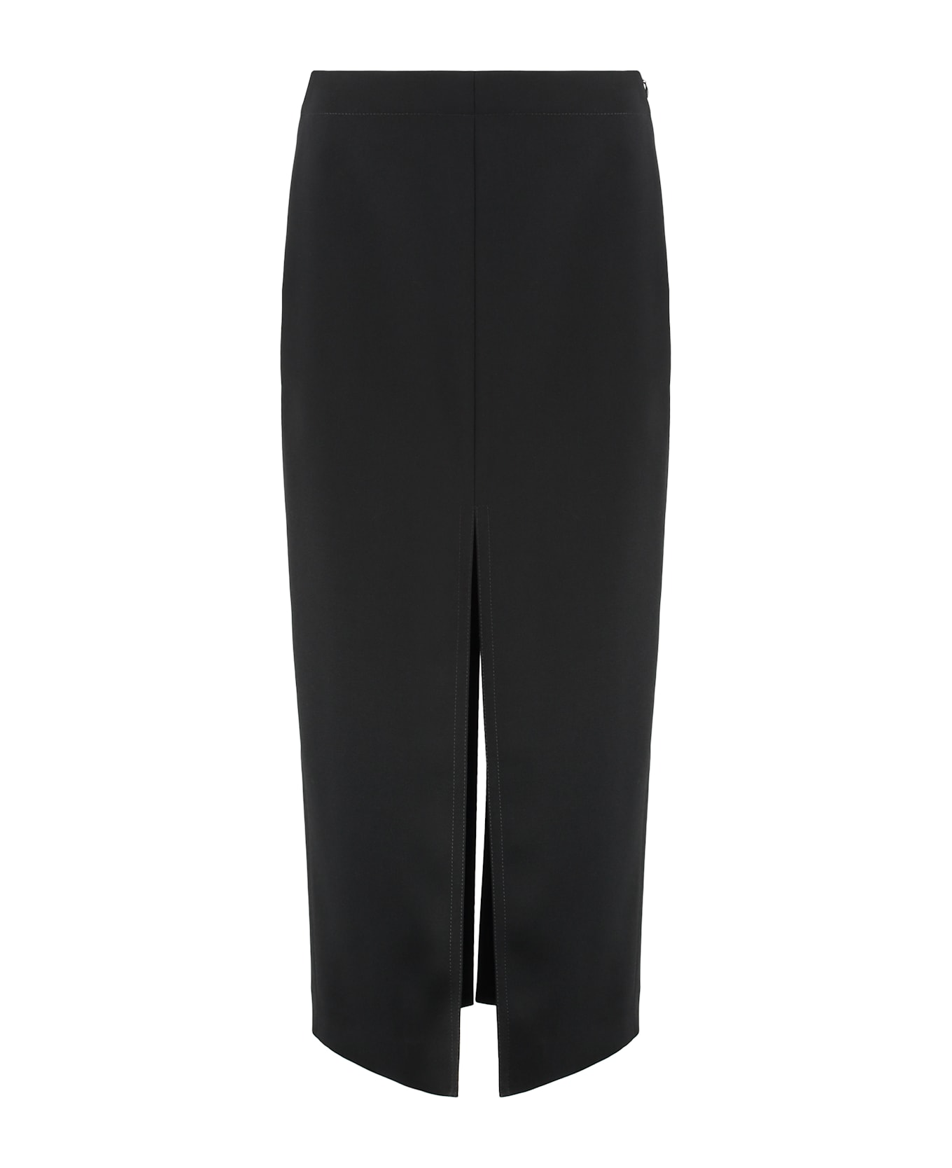 Bottega Veneta Skirt With Slits - BLACK