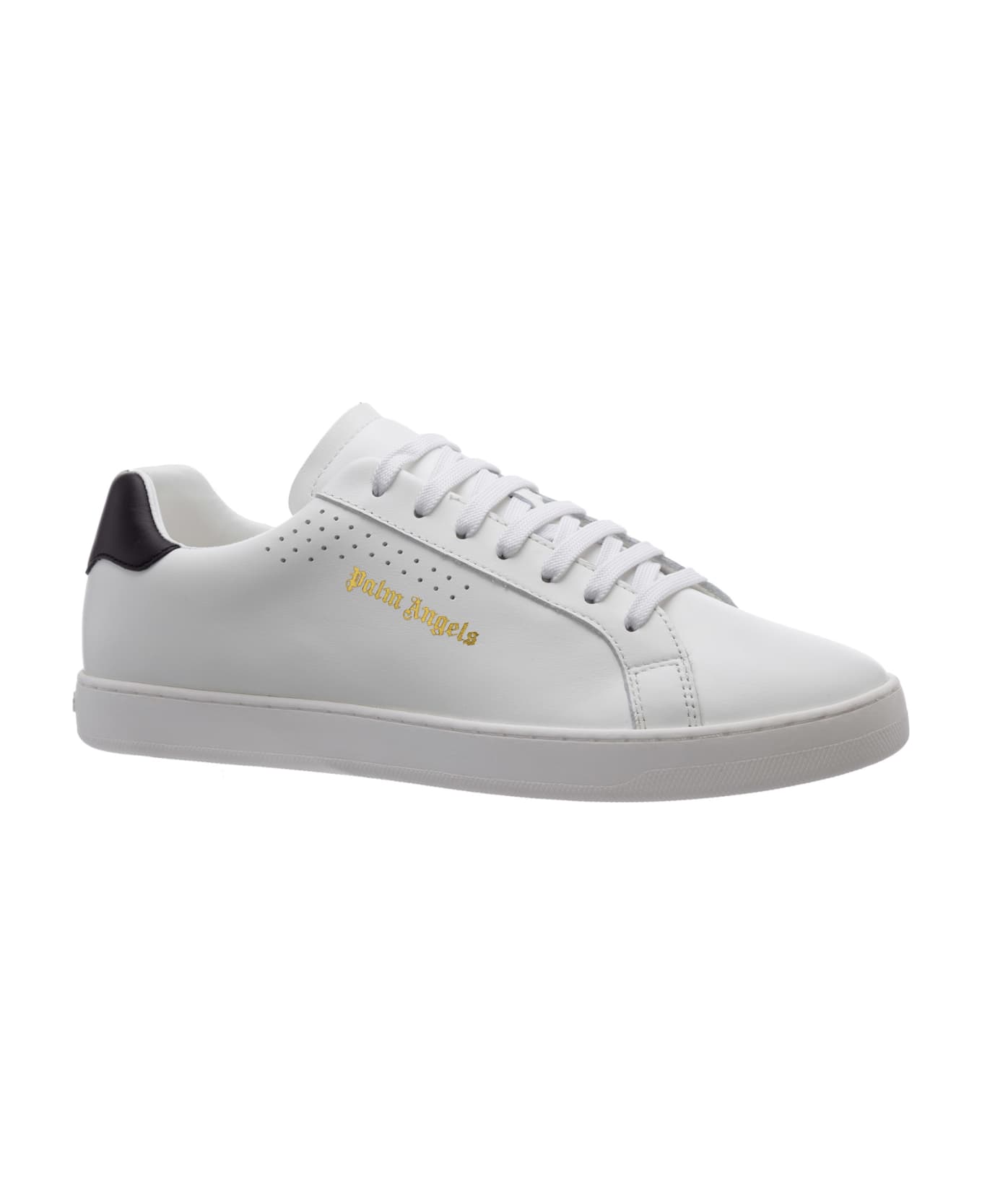 Palm Angels Palm One Leather Sneakers | italist, ALWAYS LIKE A SALE