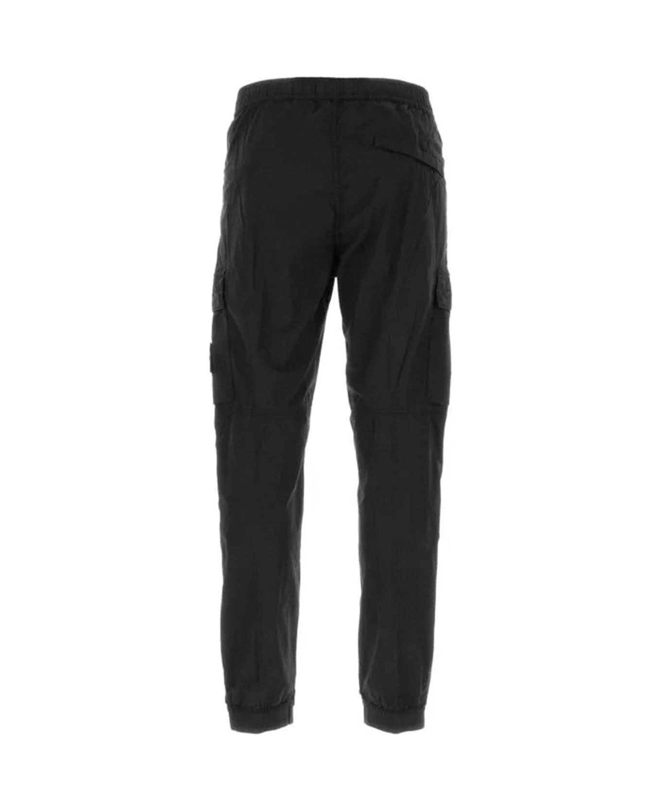 Stone Island Compass Patch Elasticated Waist Cargo Trousers