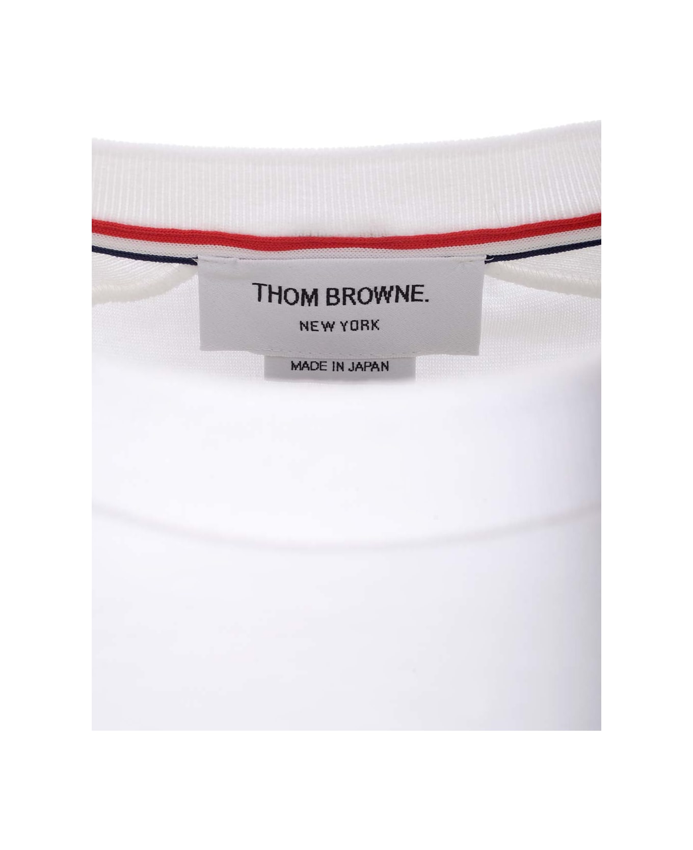 Thom Browne Short Sleeve T-shirt - White シャツ