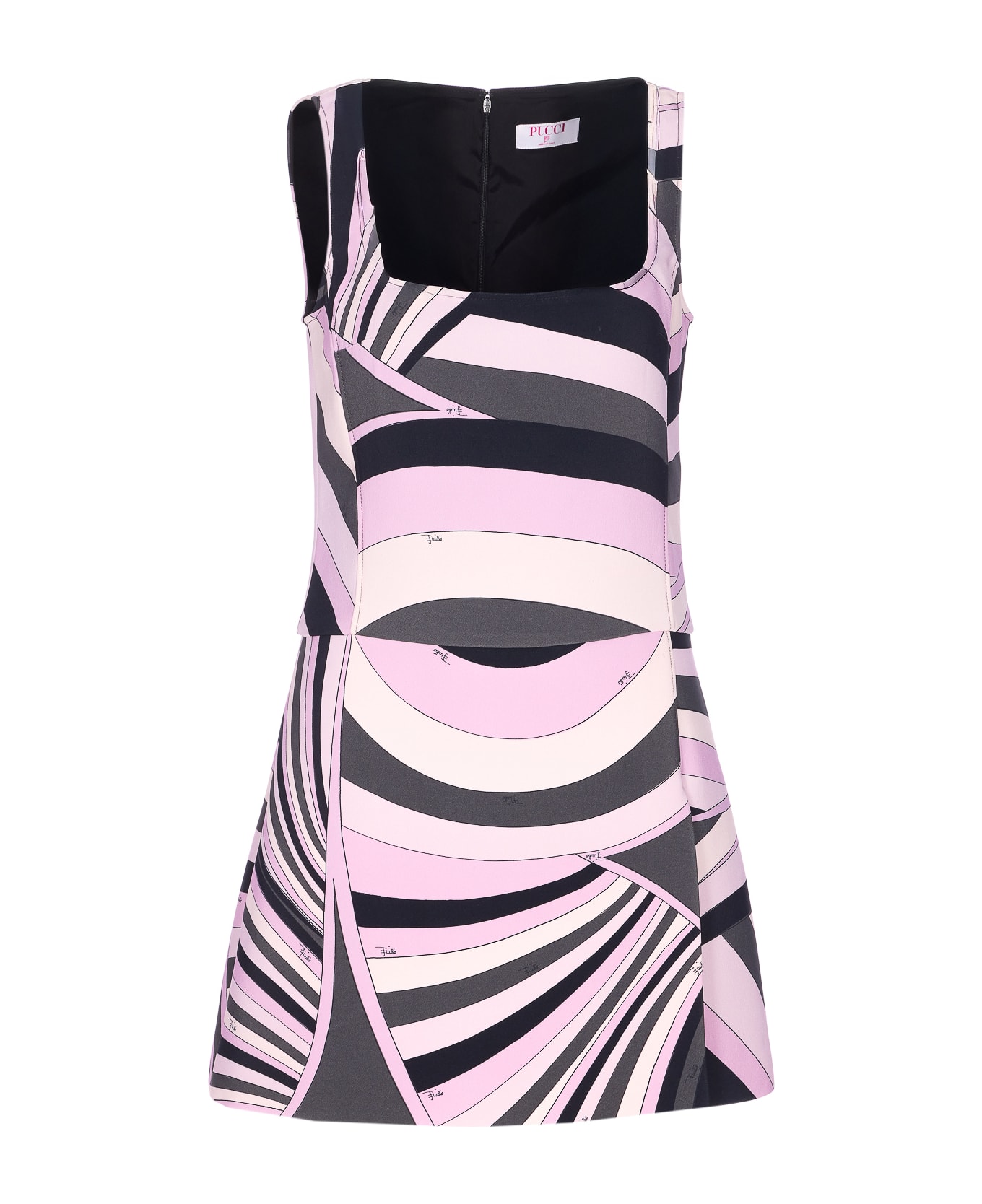 Pucci Mini Dress Iride Print - Pink