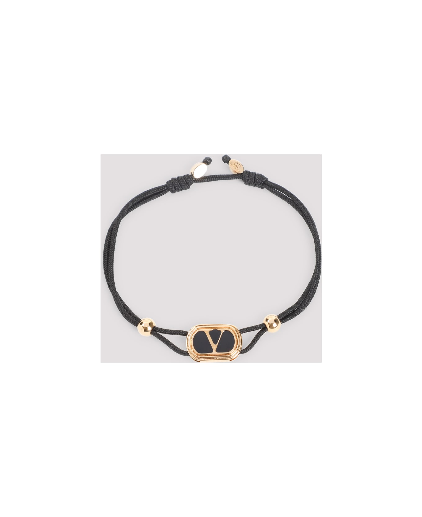 Valentino Garavani Ovalette Bracelet - Cmp Nero Oro Nero
