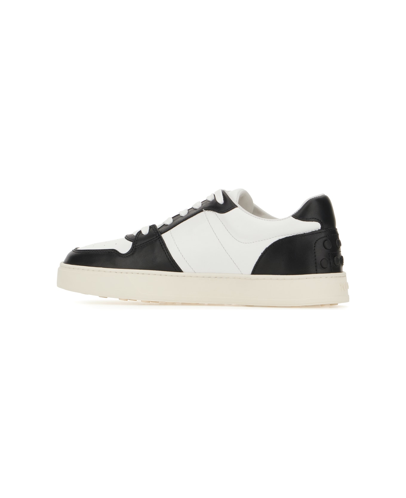 Tod's Multicolor Leather Sneakers - NERO BIANCO
