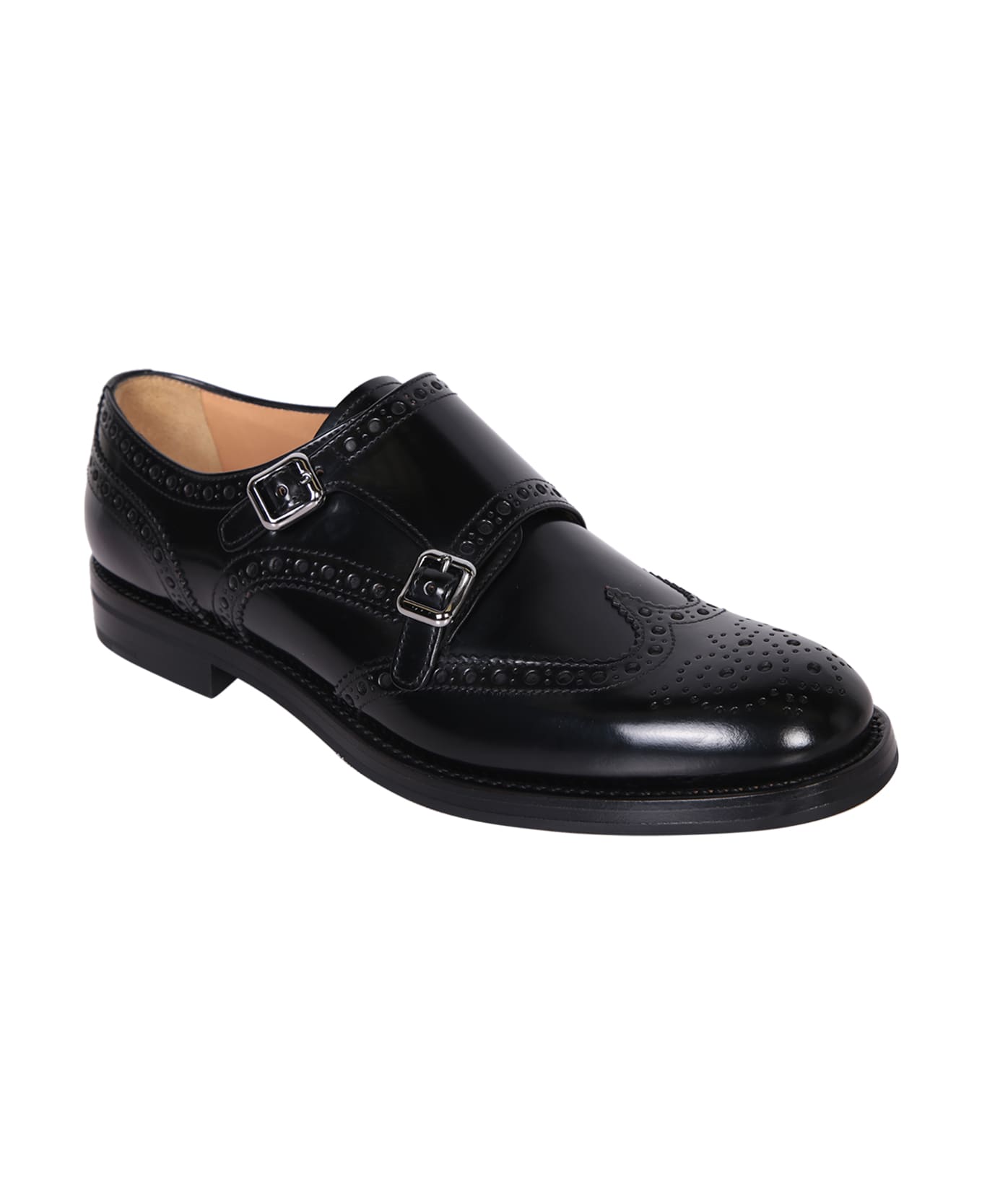 Church's Lana D Buckle Polibin Black Shoes - Black
