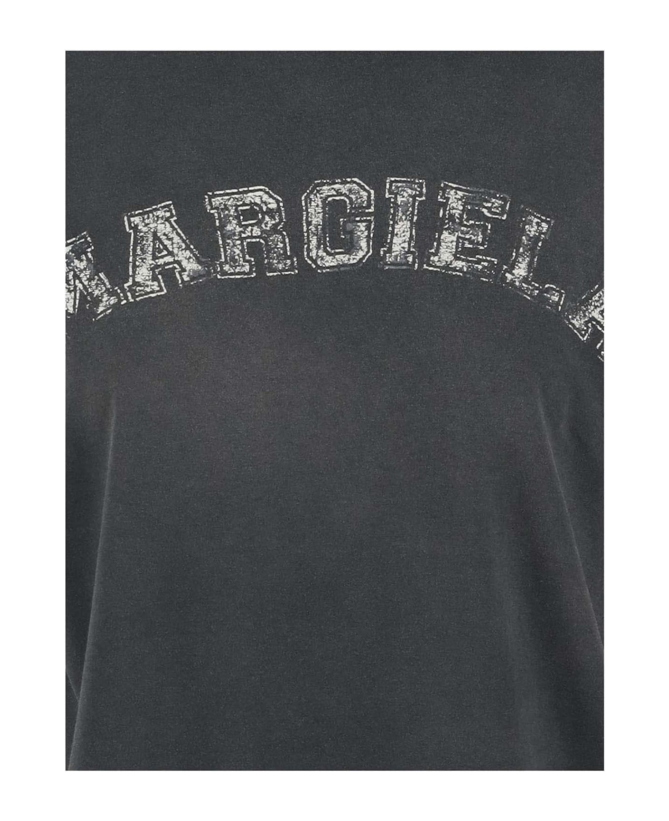 Maison Margiela T-shirt With Logo - Grey