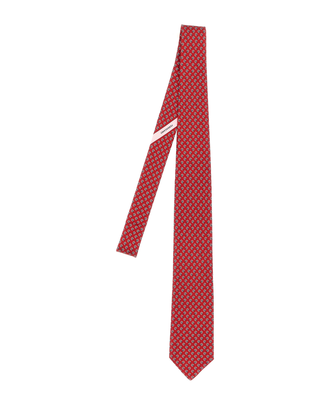 Ferragamo 'api' Tie - Red