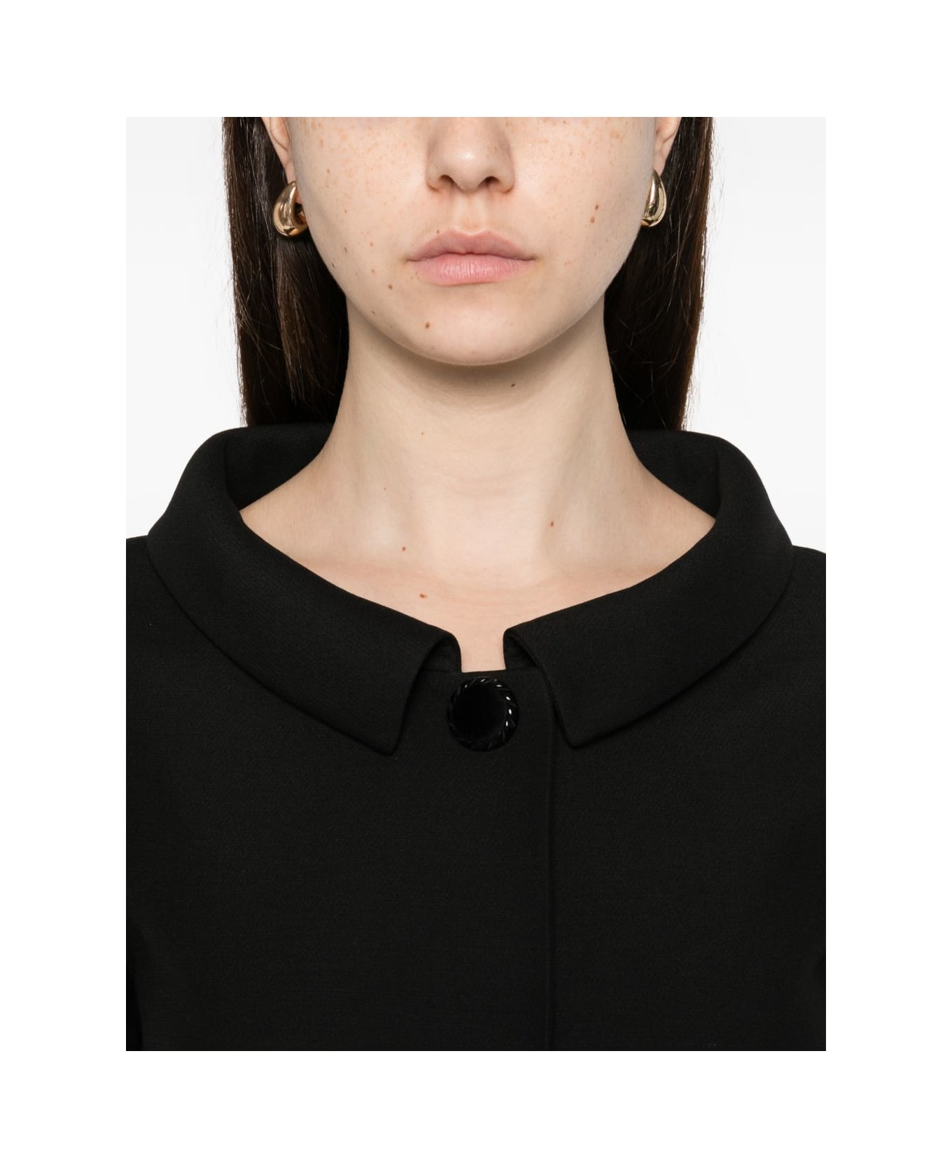 Valentino Vlogo Signature Wool And Silk Jacket - Black
