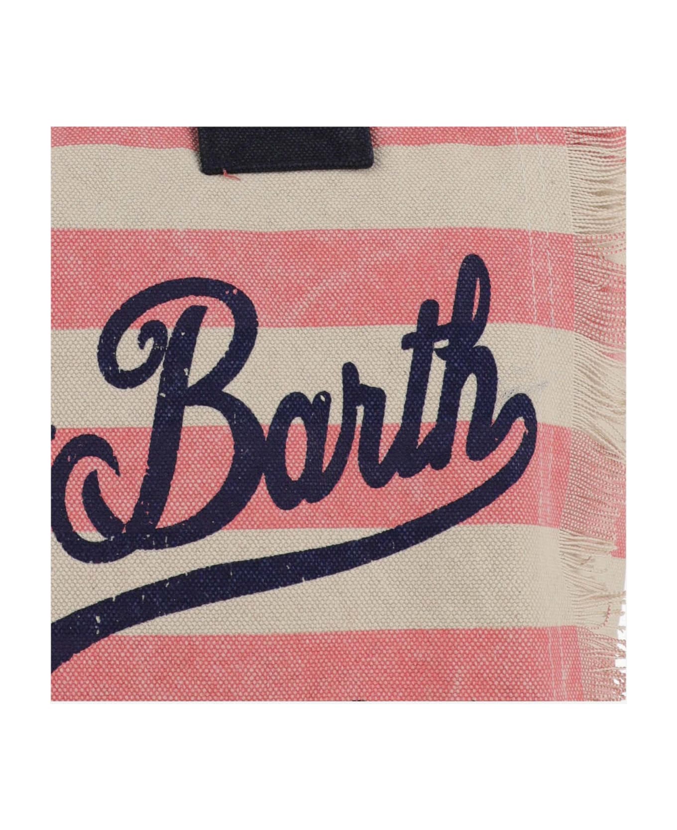 MC2 Saint Barth Logo Print Vanity Bag - Red
