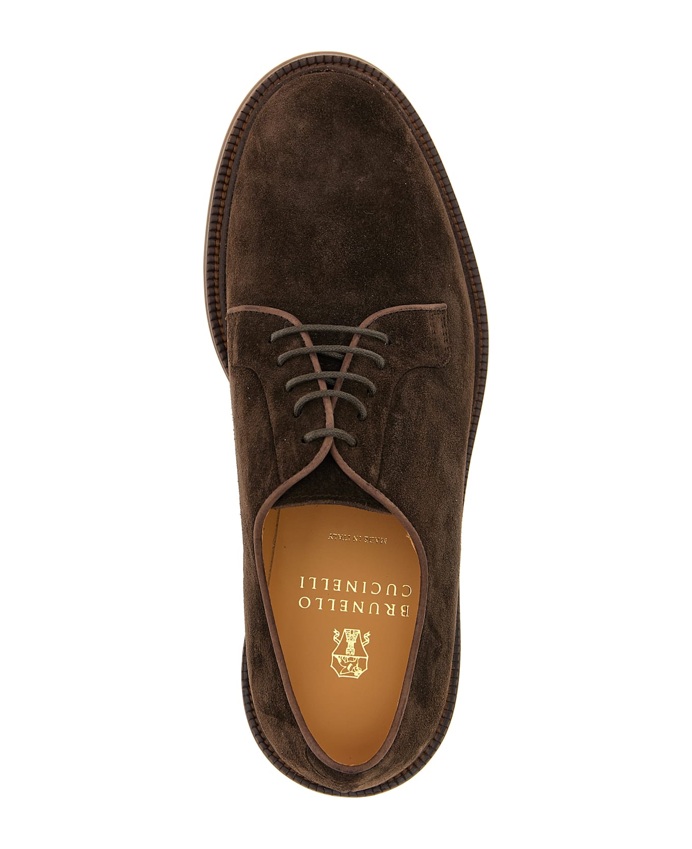 Brunello Cucinelli Suede Derby - Brown