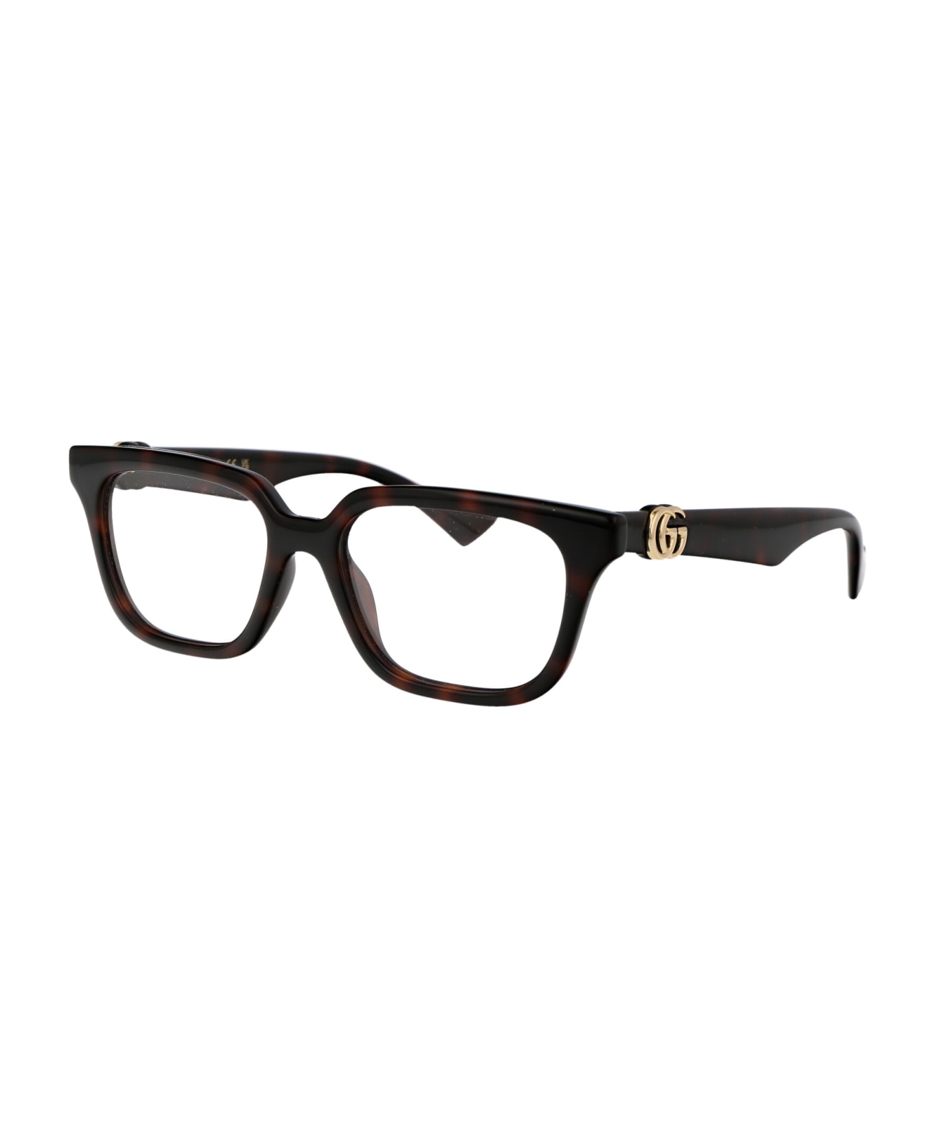 Gucci Eyewear Gg1536o Glasses - 006 HAVANA HAVANA TRANSPARENT アイウェア