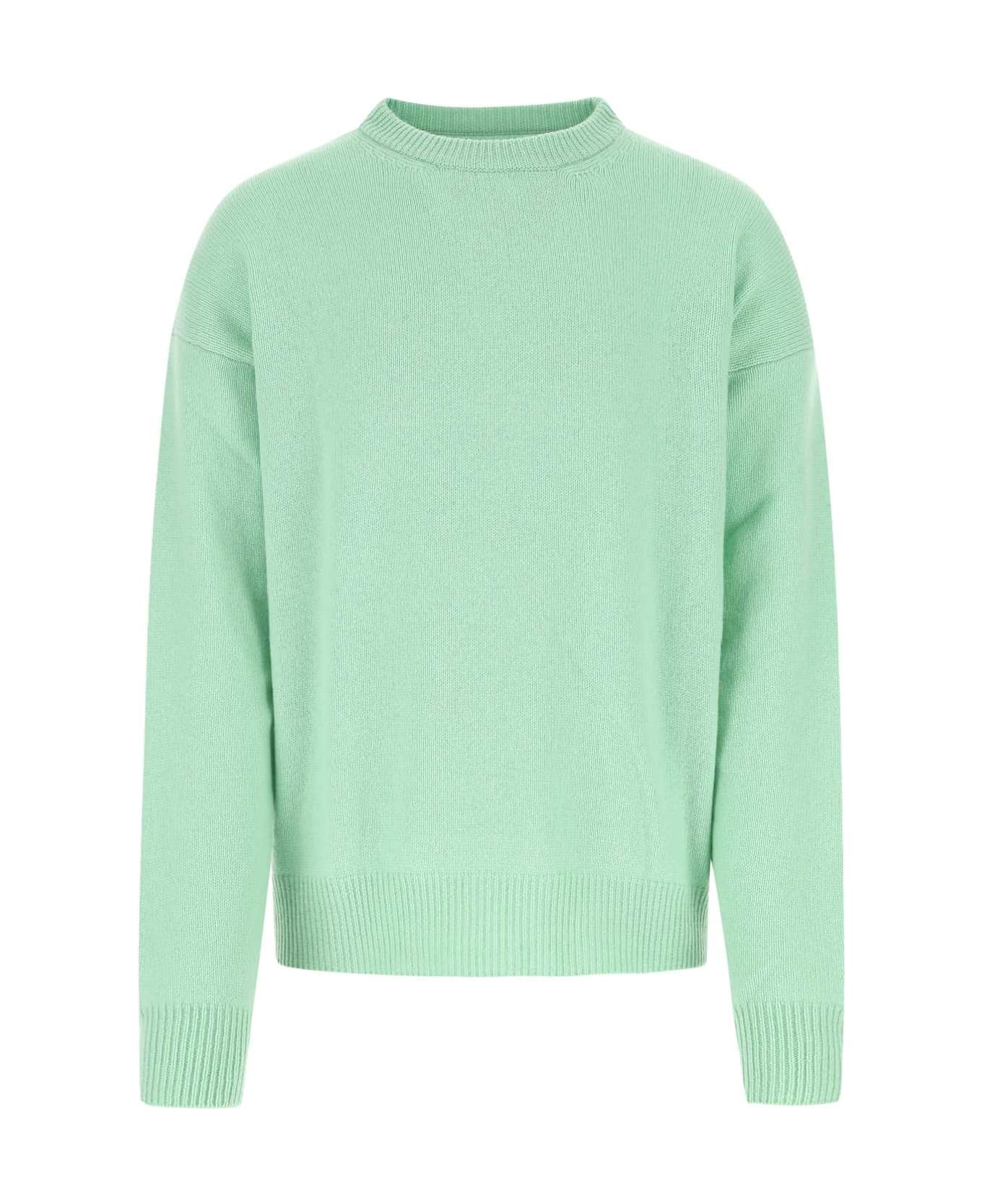 Jil Sander Mint Green Cashmere Oversize Sweater - 335