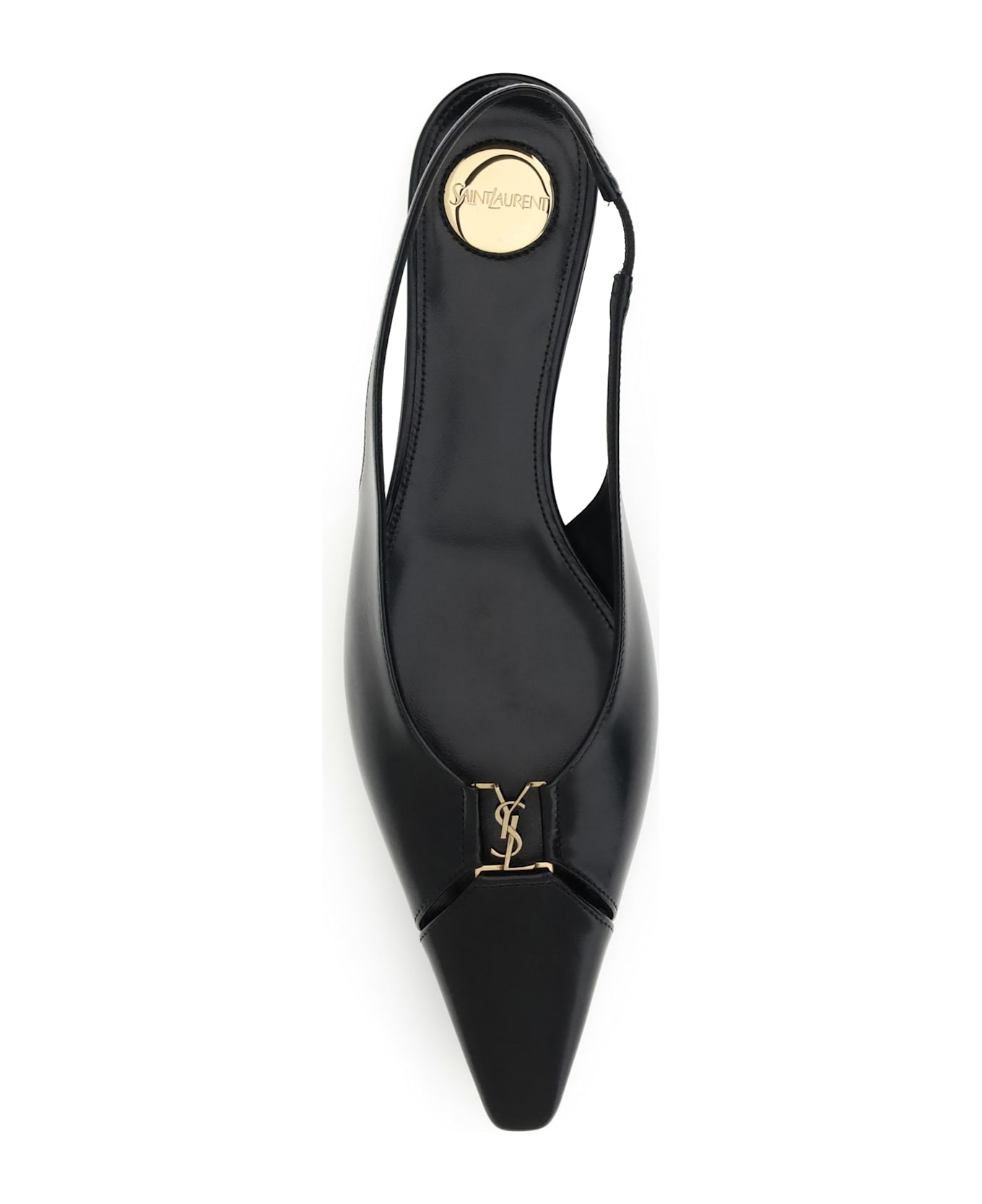 Saint Laurent Babylon Ballerinas - BLACK