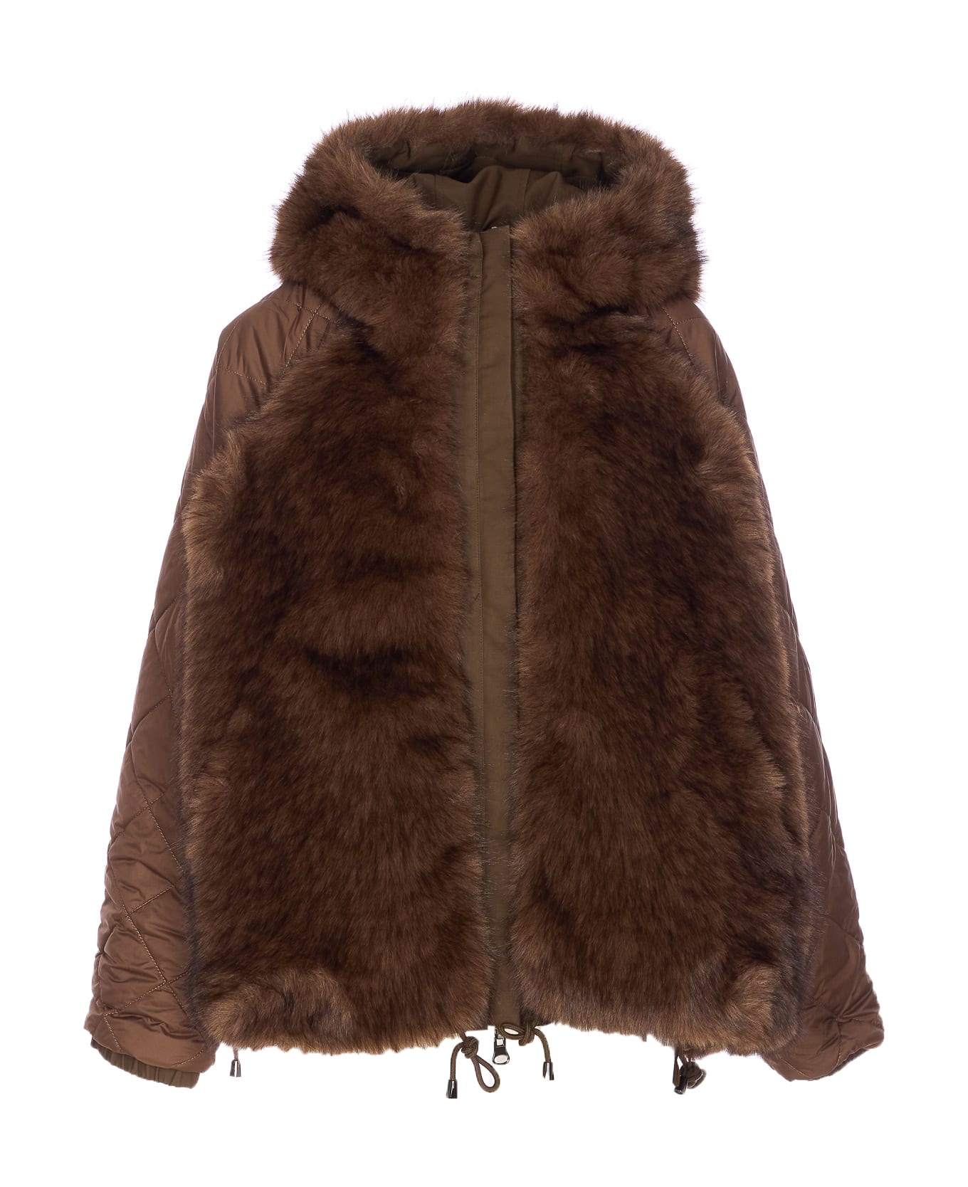 Valentini 1972 Eco Fox Reversible Parka - Green
