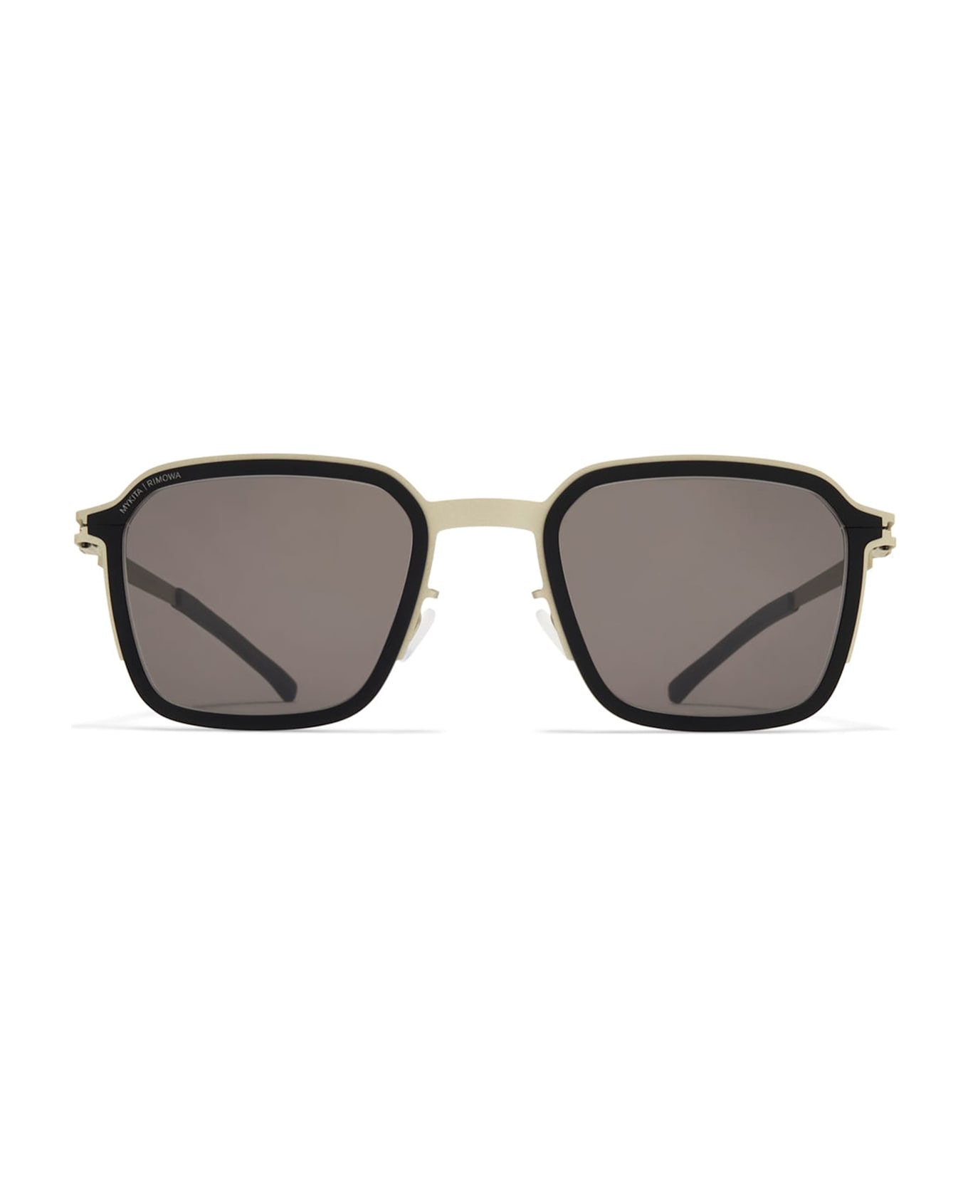 Mykita Mr002 Al3 - Titan / Black / Brown Lens Sunglasses - titanium/black