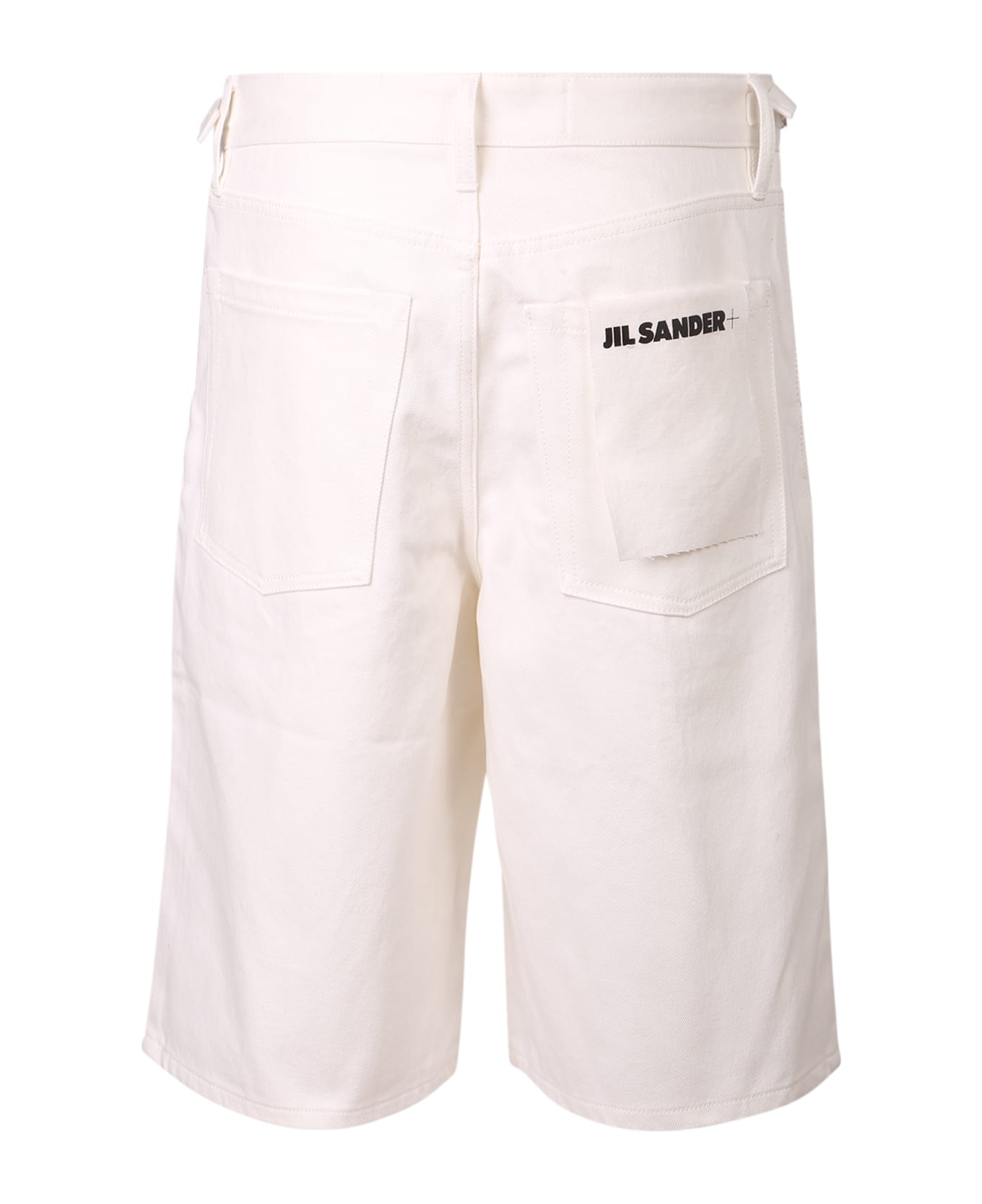 Jil Sander Denim Wide Shorts - White
