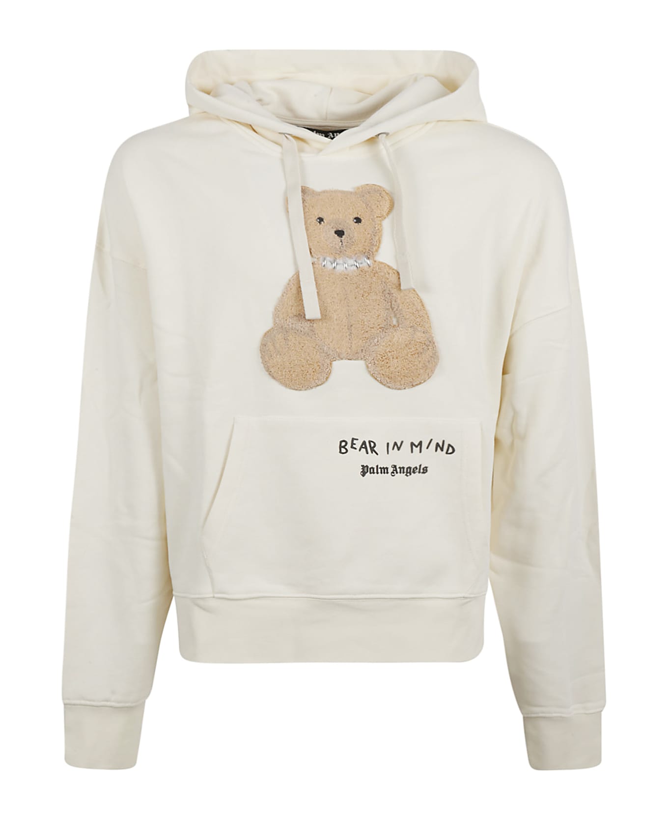 Palm Angels Bear In Mind Hoodie - Off White Brown