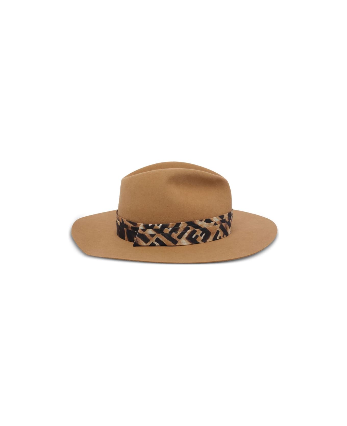 Fendi Wool Hat - Camel