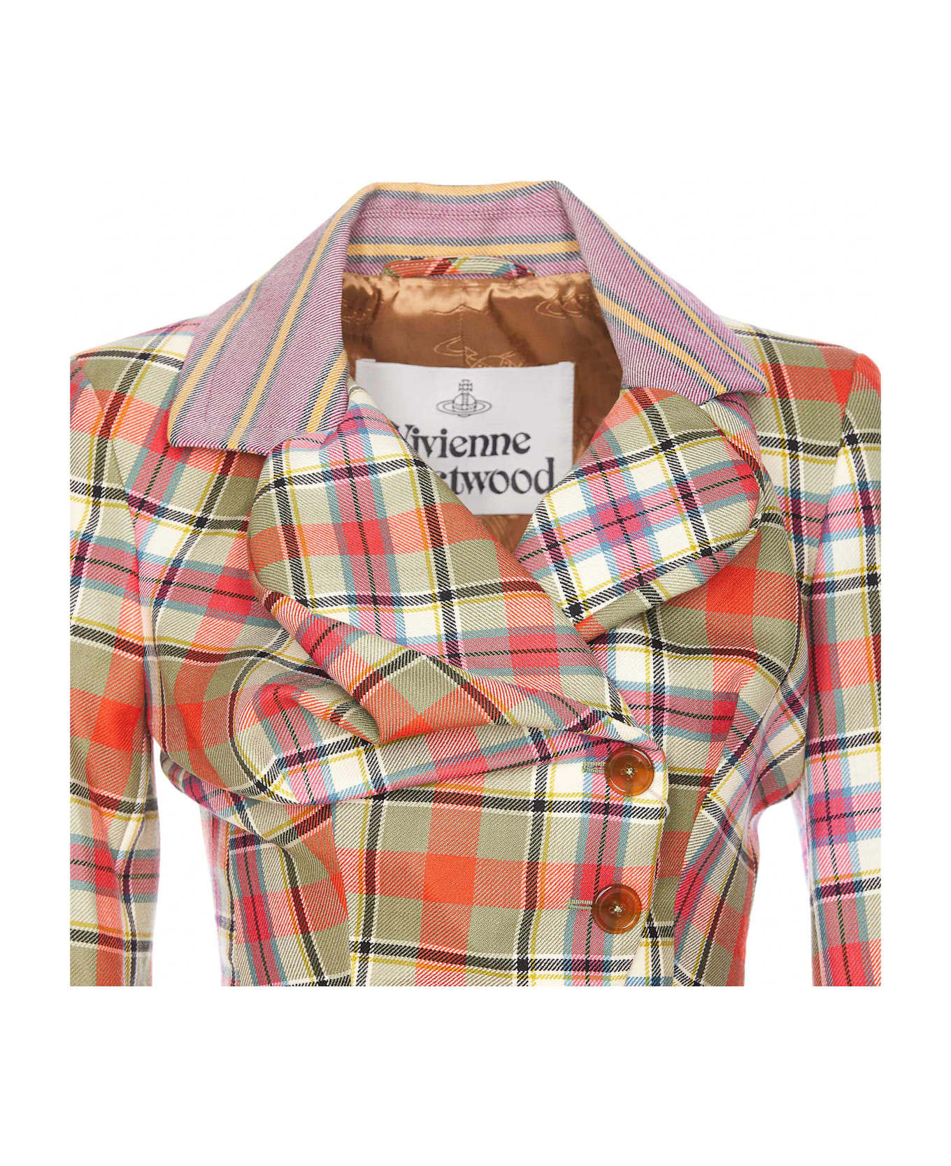 ★vivienne westwood★DRUNKEN ジャケット /タータン 22/23新作☆vivienne westwood☆DRUNKEN ジャケット /タータン