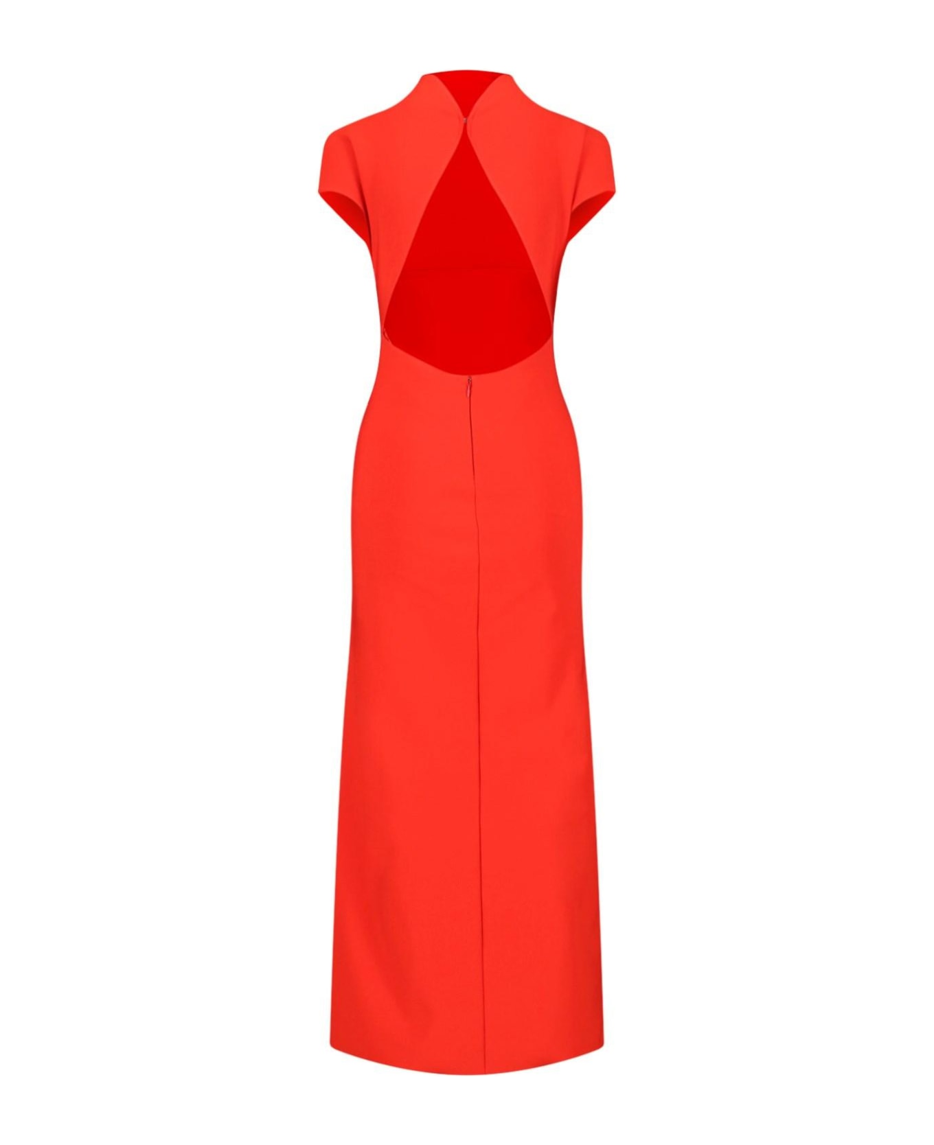 Alaia Maxi Corset Dress - RED