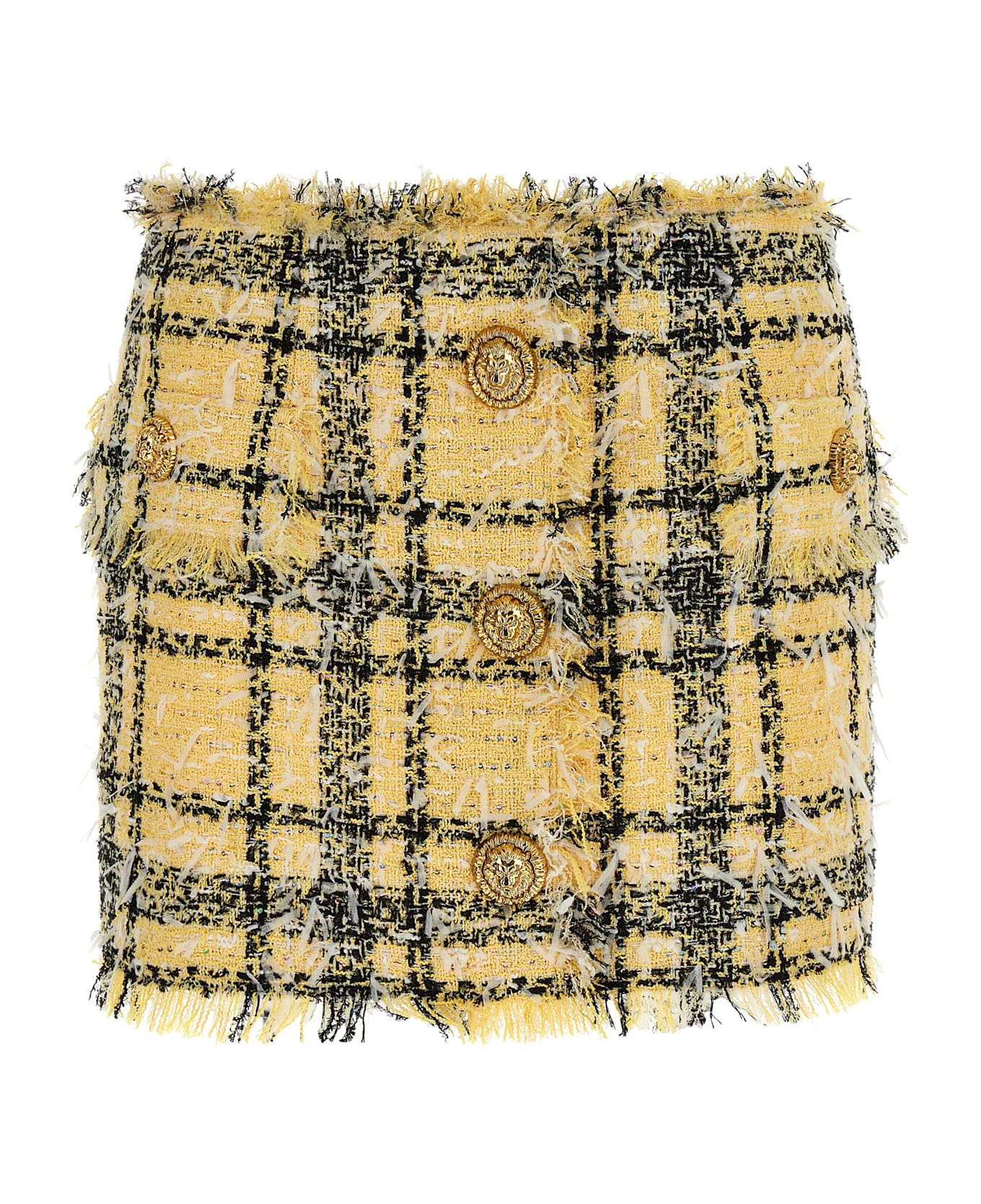 Balmain Lurex Tweed Skirt - Multicolor