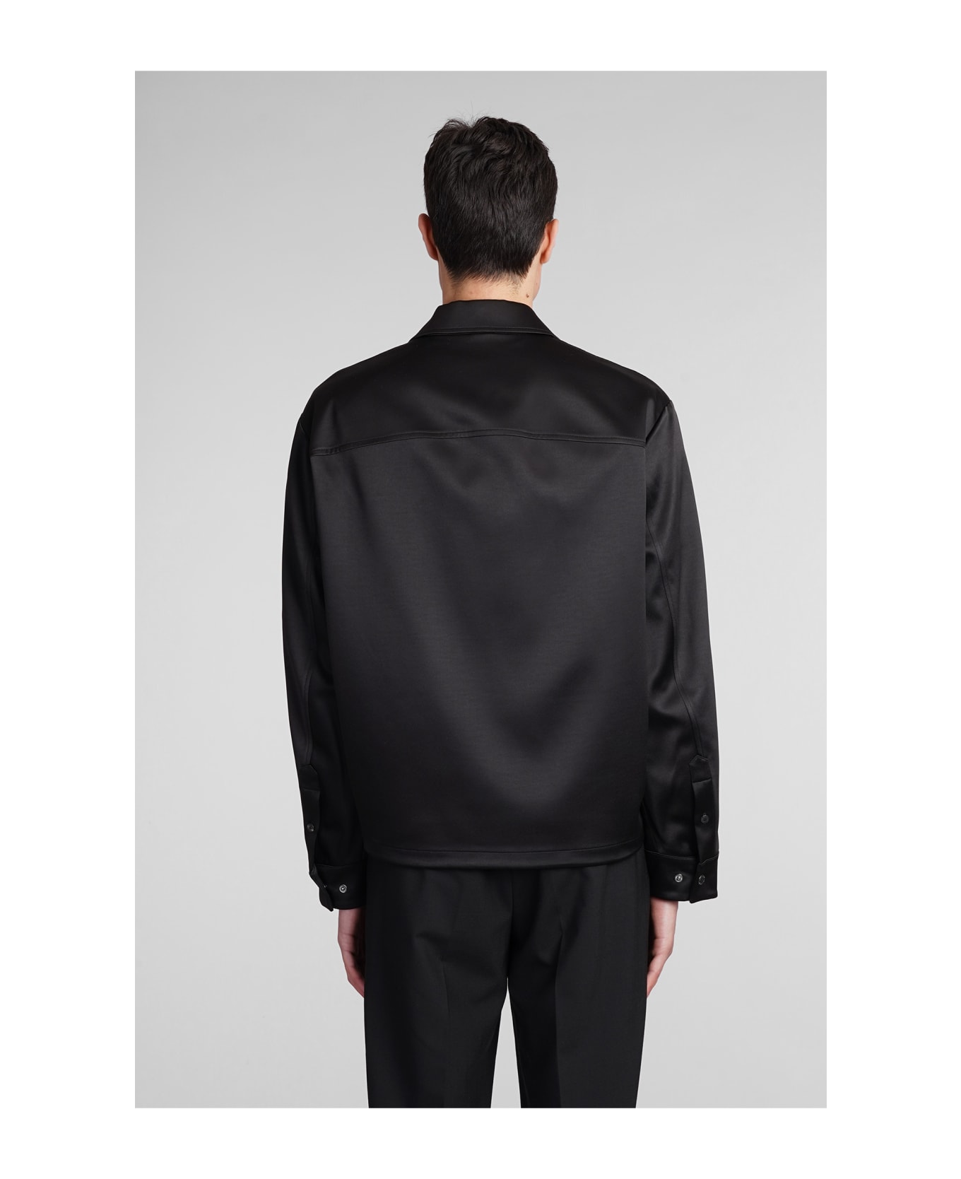 Neil Barrett Shirt In Black Polyester - black
