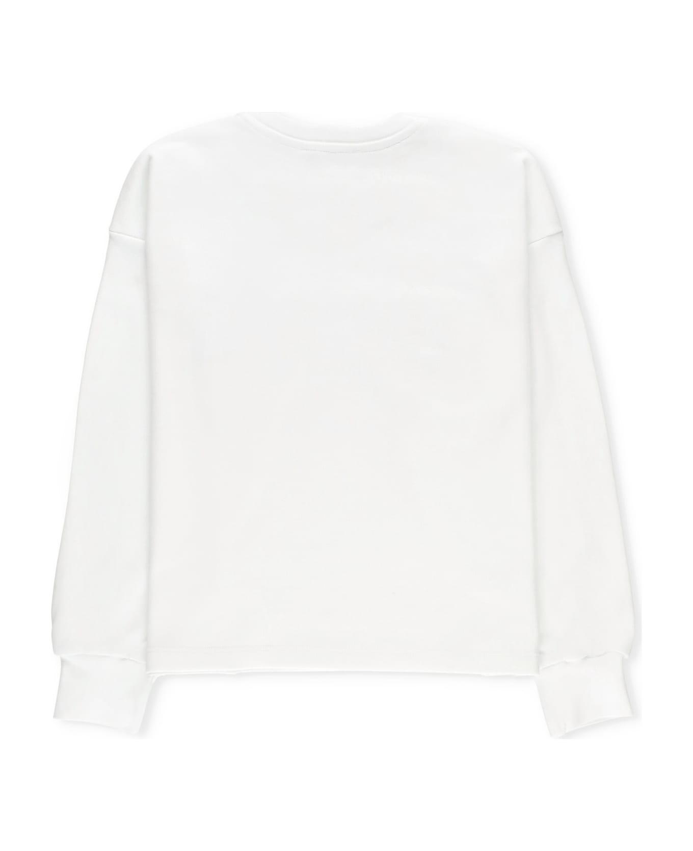 MSGM Sweatshirt With Logo - White