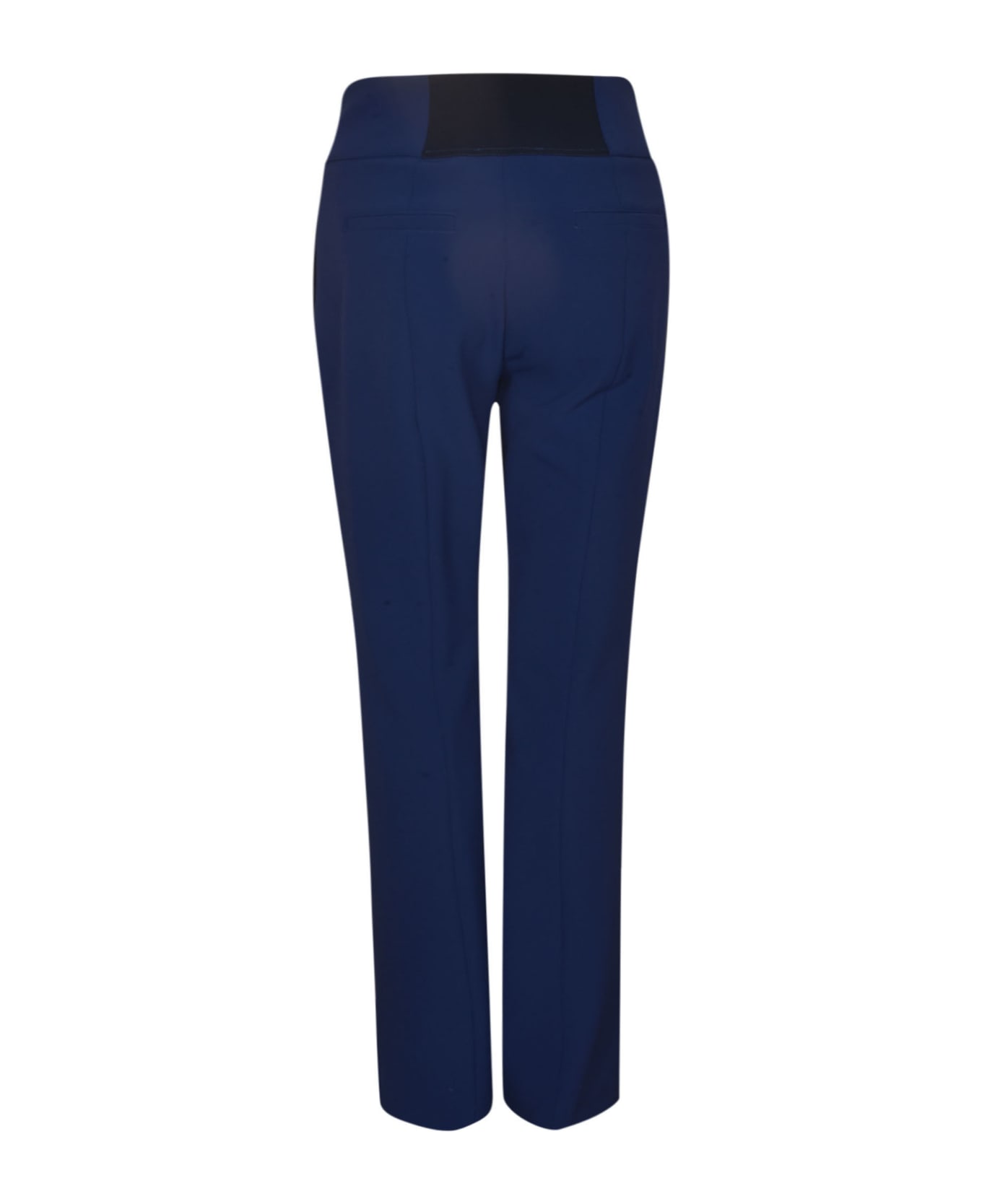 Blugirl High-waist Slim Fit Plain Trousers - Ink ボトムス