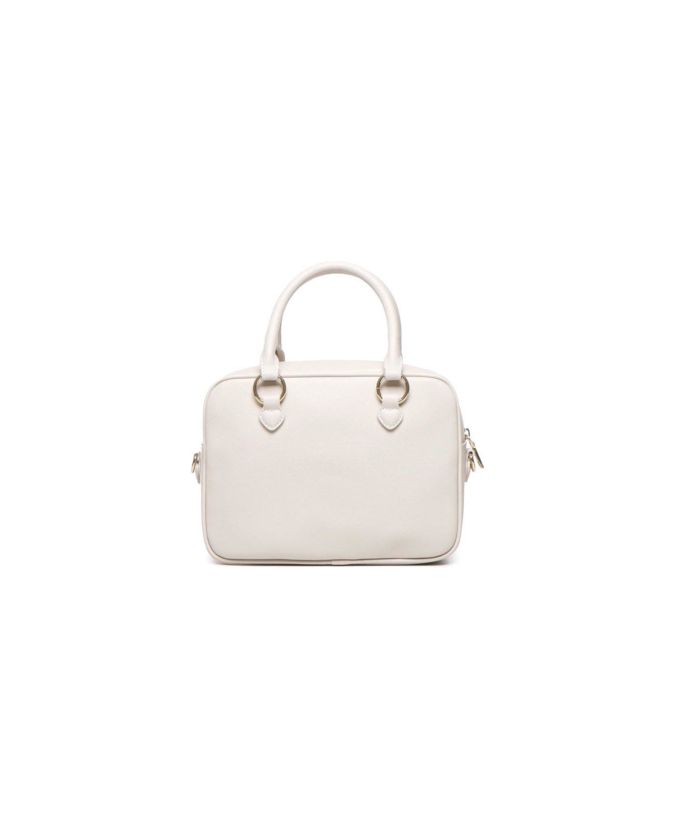 Love Moschino Logo Lettering Tote Bag - Ivory