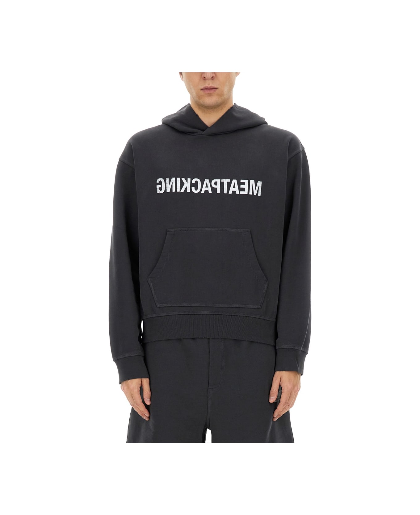 Helmut Lang "meatpacking" Hoodie - BLACK