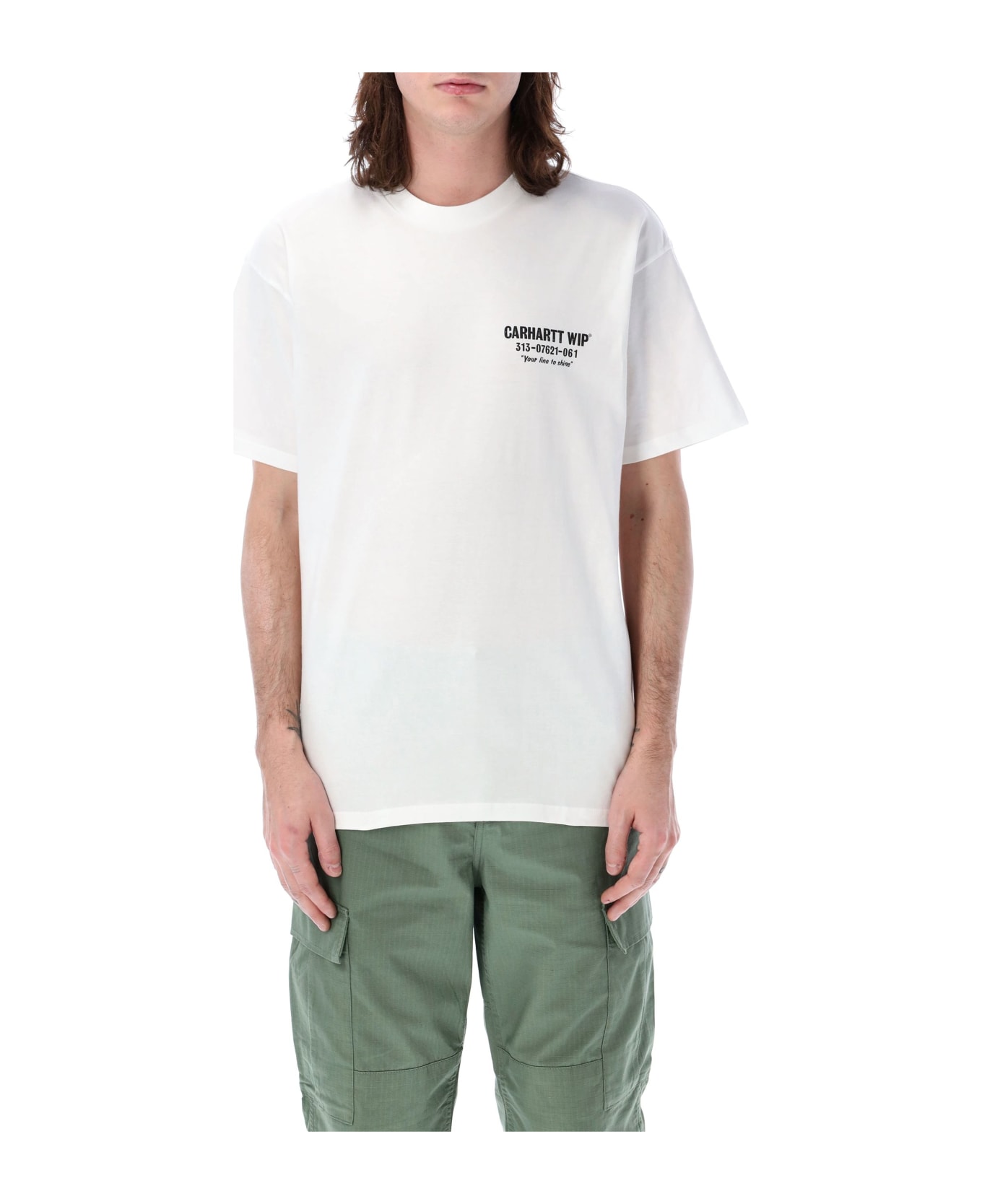 Carhartt S/s Less Troubles T-shirt - White BLACK
