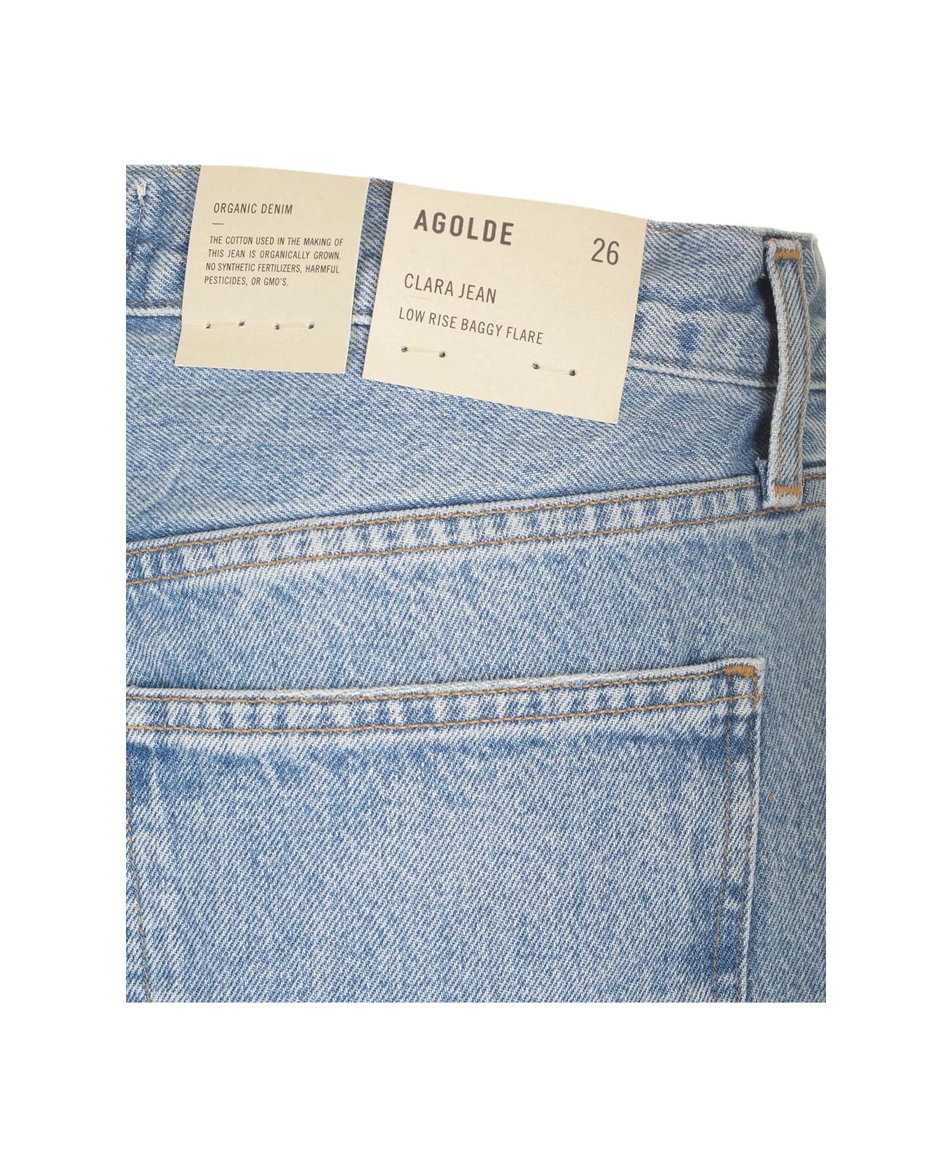 AGOLDE 
clara
 Wide Leg Jeans - BLUE