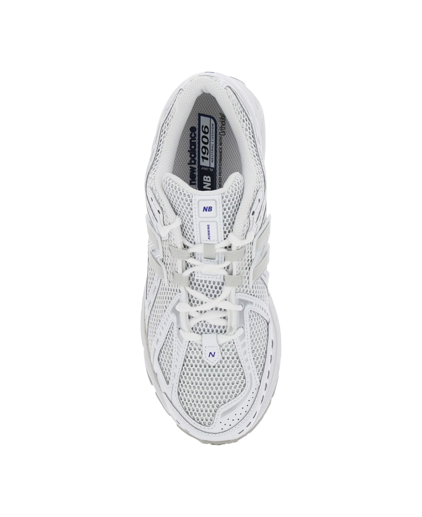 New Balance '1906r' White Sneaker With Mesh Design And Side Logo In Synthetic Fiber Unisex - White