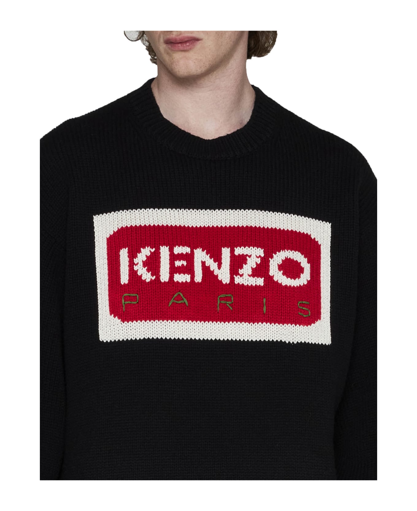 Kenzo Crew-neck Sweater - J Black ニットウェア