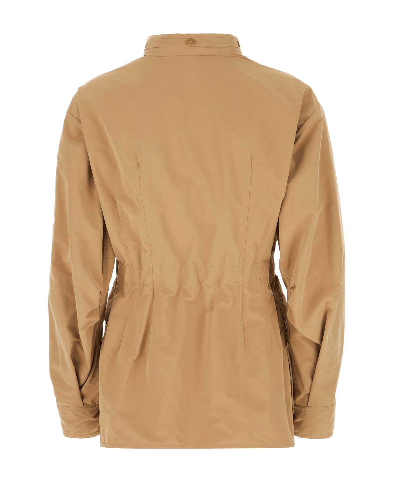 Moncler Camel Polyester Bland Jacket - Beige