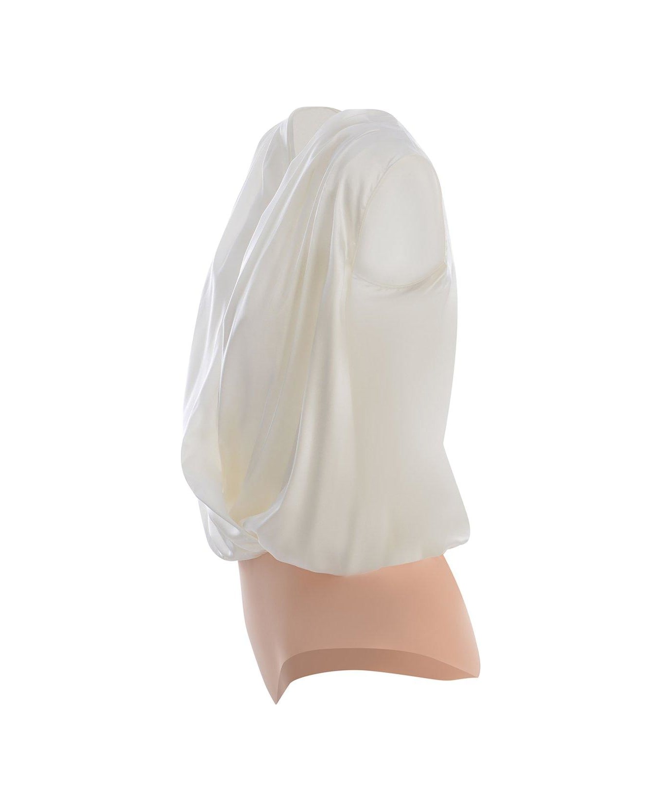 Pinko Ines V-neck Bodysuit - WHITE