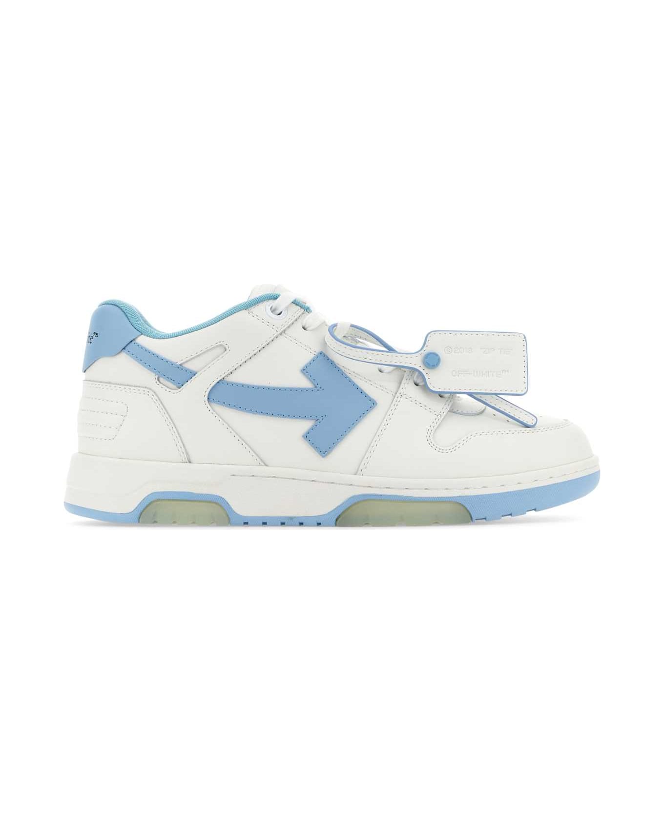 Off-White White Leather Out Of Office Sneakers - WHITE