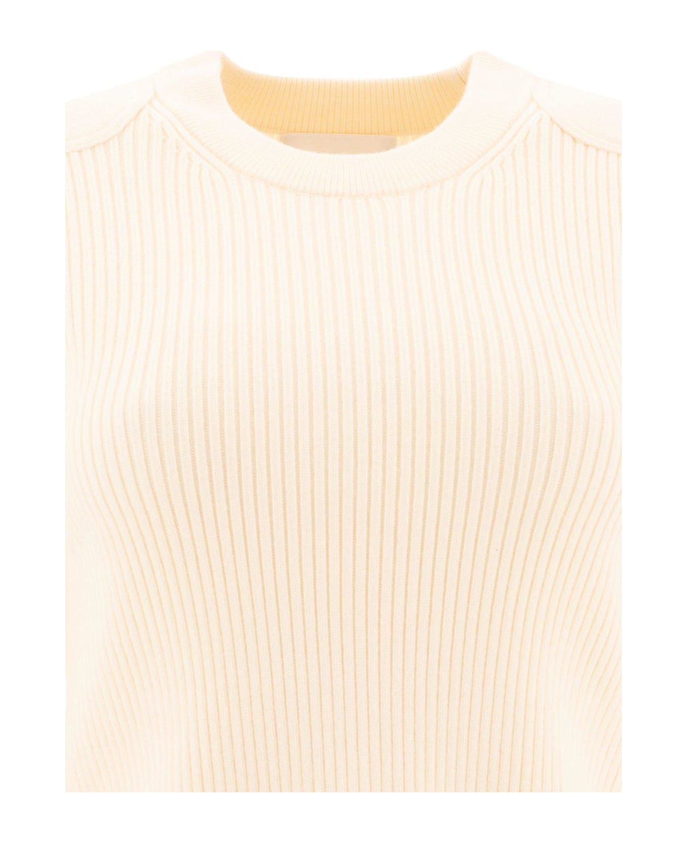 Marant Étoile Gabyne Ribbed Knitted Jumper - POWDER