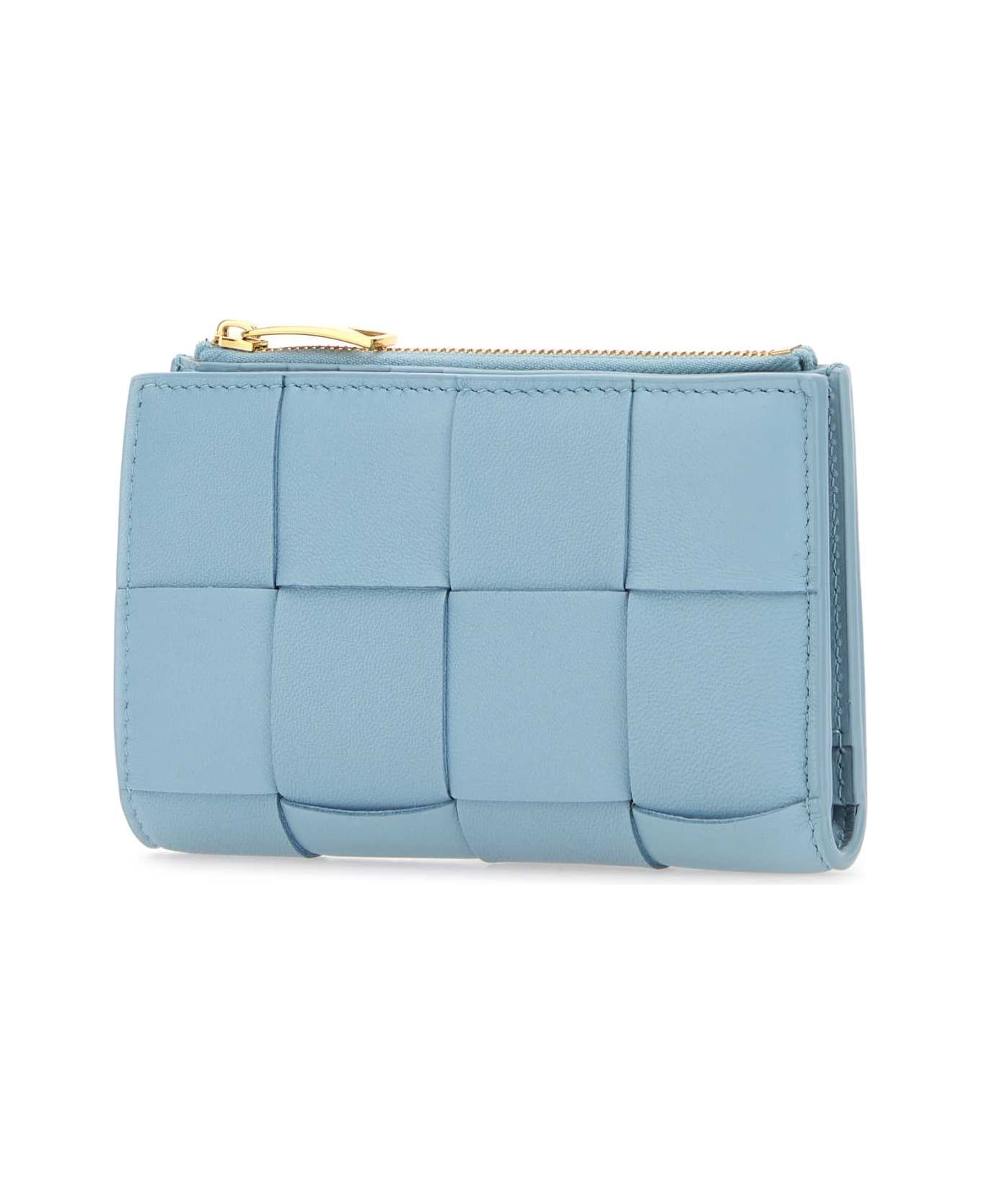 Bottega Veneta Light Blue Cassette Wallet - ICE 財布